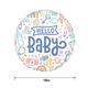Sweet Baby Shapes Hello Baby Shower Foil Balloon, 18in
