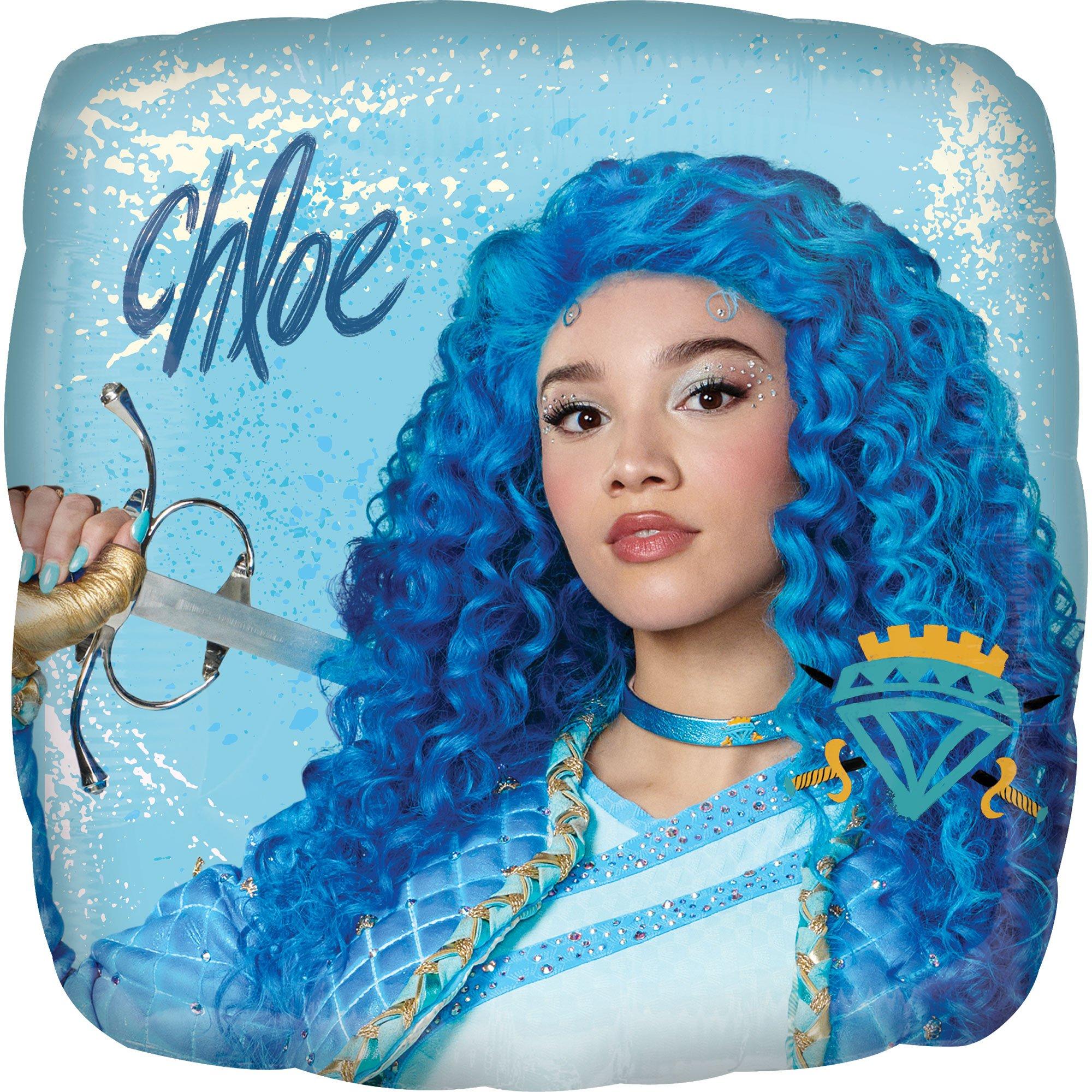 Red & Chloe Double-Sided Square Foil Balloon, 17in - Descendants 4: The Rise of Red