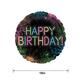 Neon Happy Birthday Foil Balloon, 18in - Let's Glow Crazy
