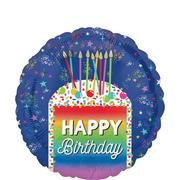 Rainbow Slice Happy Birthday Foil Balloon, 18in