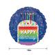 Rainbow Slice Happy Birthday Foil Balloon, 18in