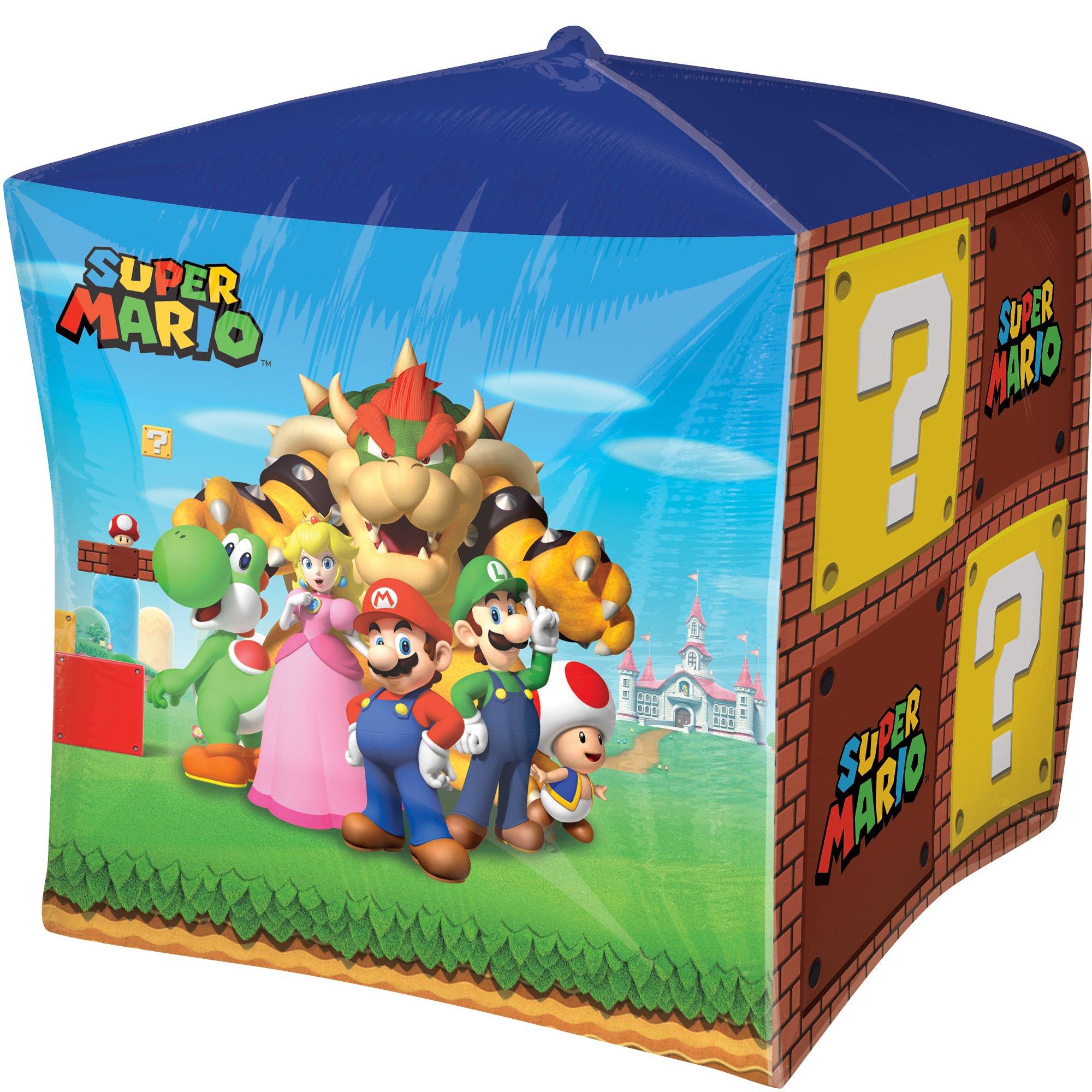 Super Mario Bros Cubez Foil Balloon, 15in