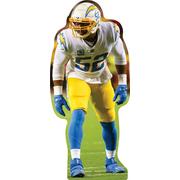 NFL Los Angeles Chargers Khalil Mack Life-Size Cardboard Cutout, 6ft 3in