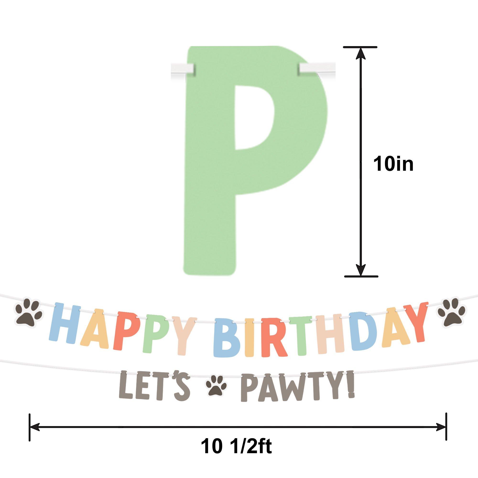 Pawsome Party Cardstock Banners, 2ct