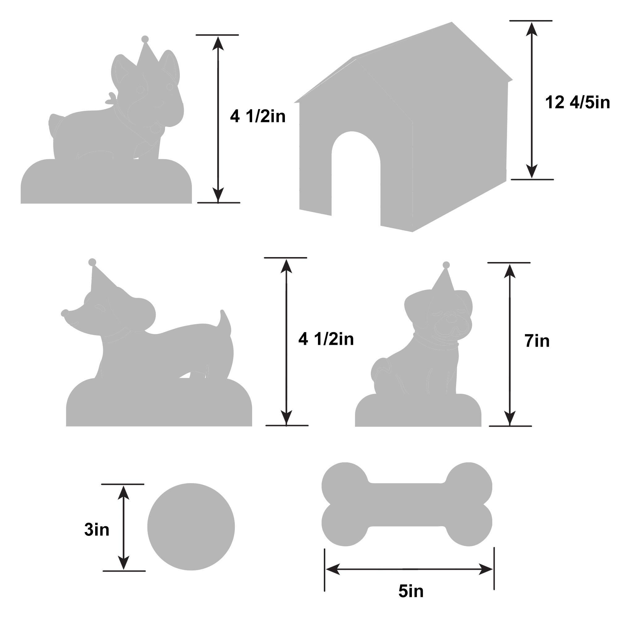 Pawsome Party Cardstock Table Decorating Kit, 9pc