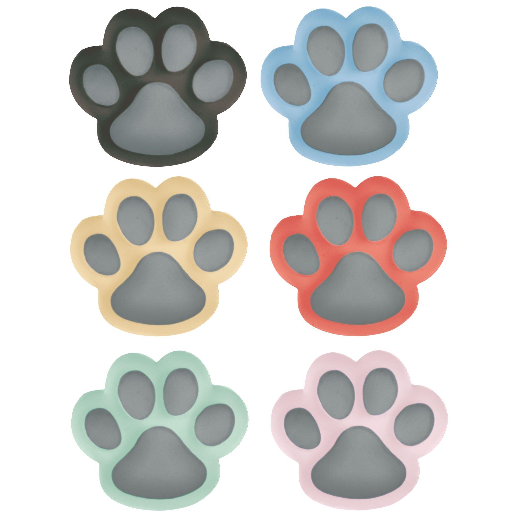 Pawsome Party Paw Shaped Crayons, 6ct