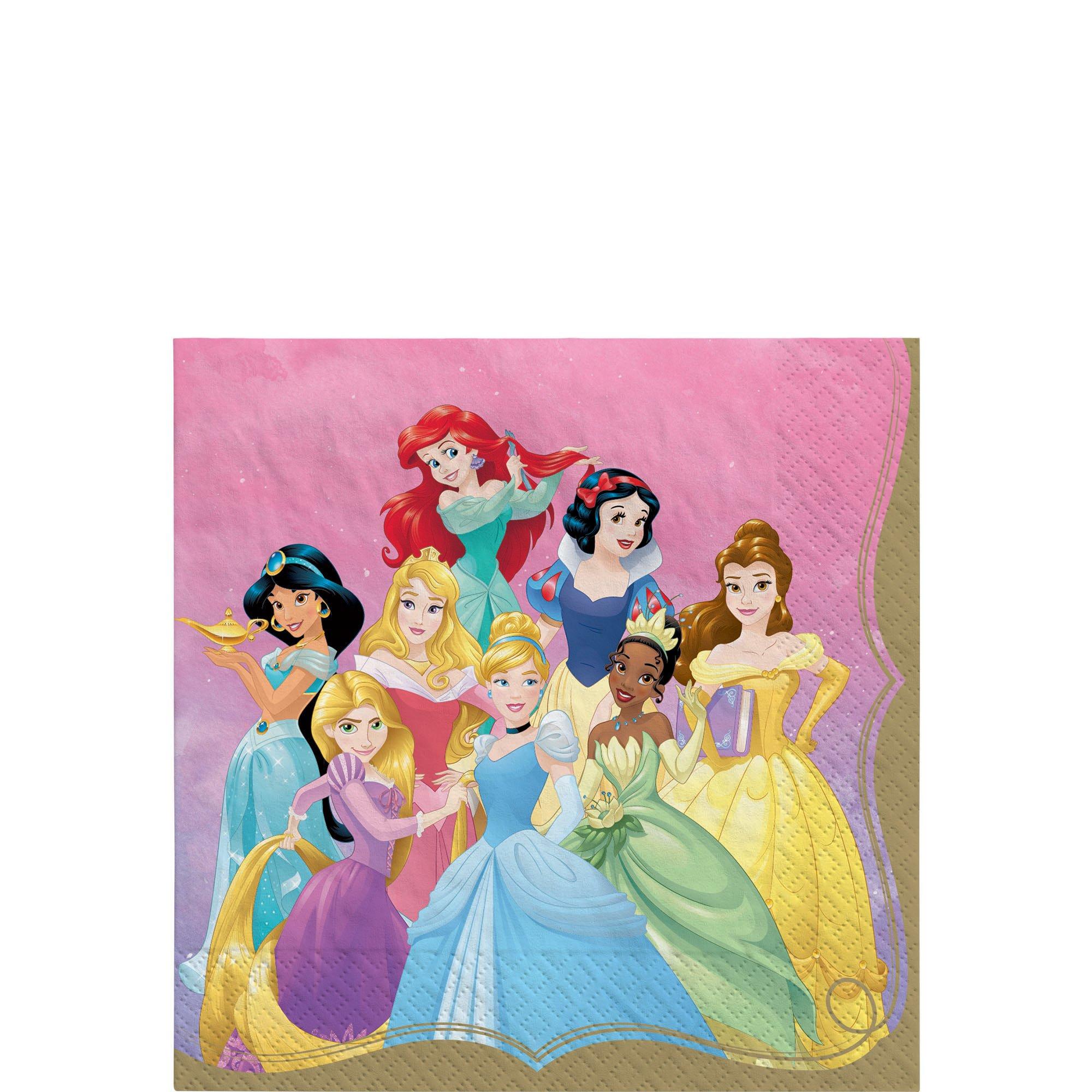 Disney Princess Paper Beverage Napkins, 5in, 16ct | Party City