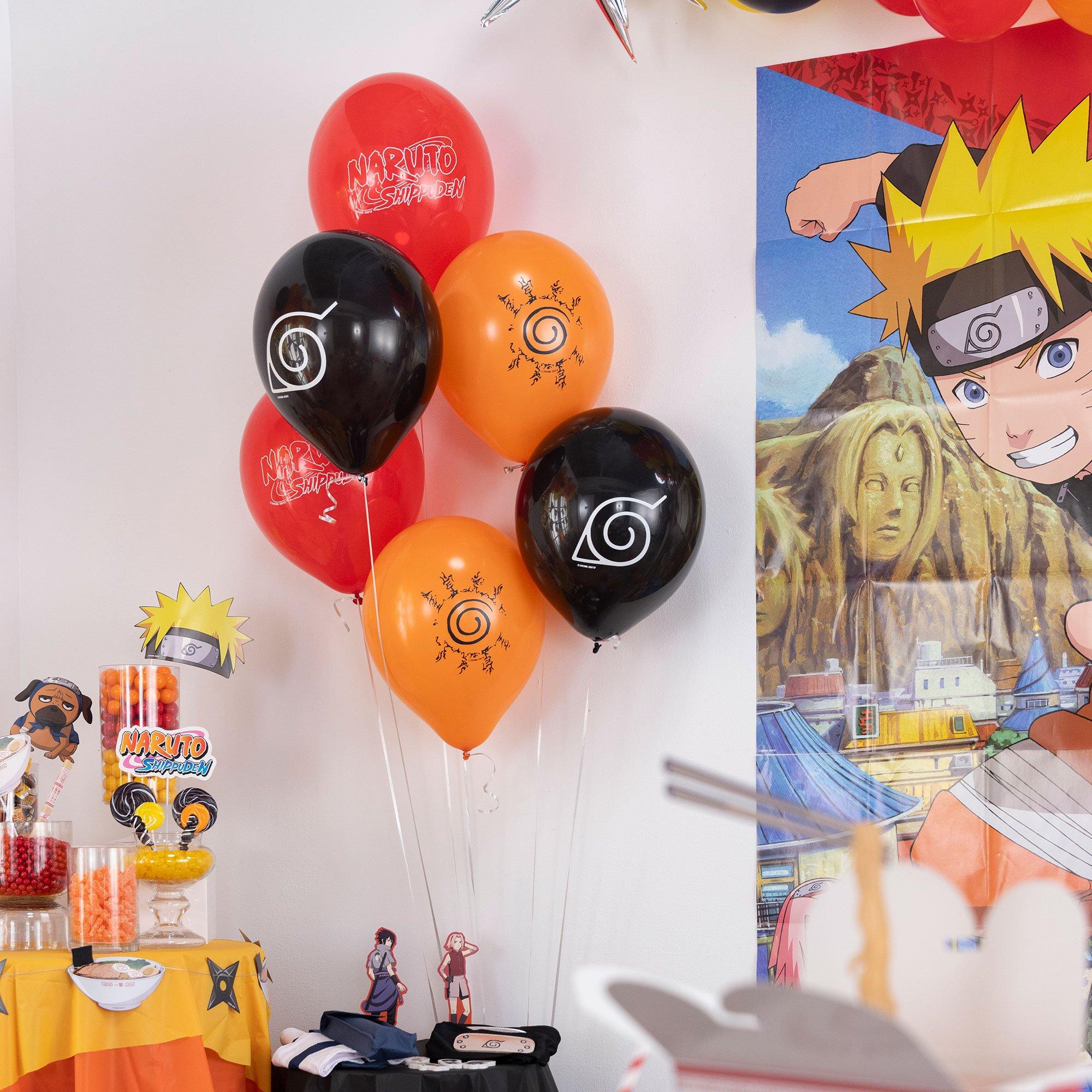 6ct, 12in, Naruto Shippuden Latex Balloons