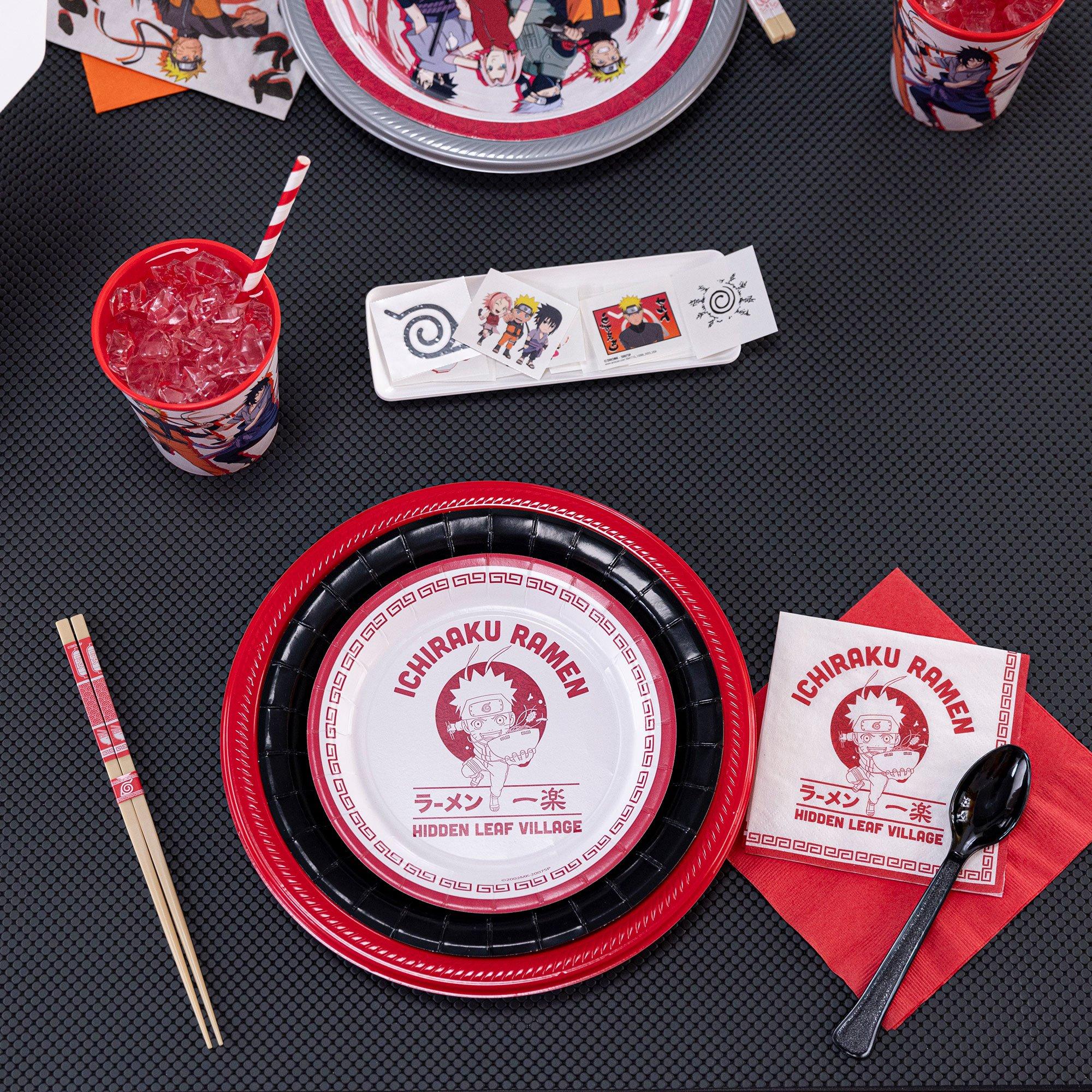 Ichiraku Ramen Paper Dessert Plates, 7in, 8ct - Naruto Shippuden