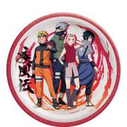 Naruto Shippuden Team 7 Paper Lunch Plates, 9in, 8ct