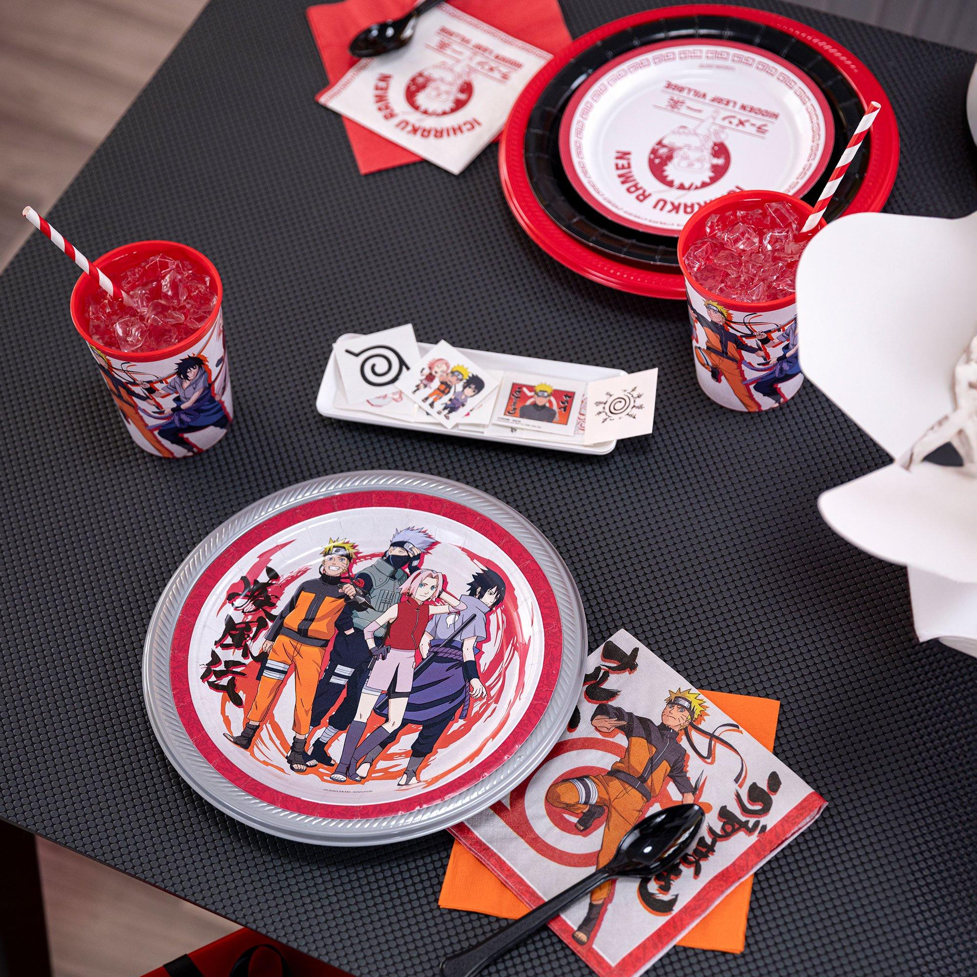 Naruto Shippuden Team 7 Paper Lunch Plates, 9in, 8ct