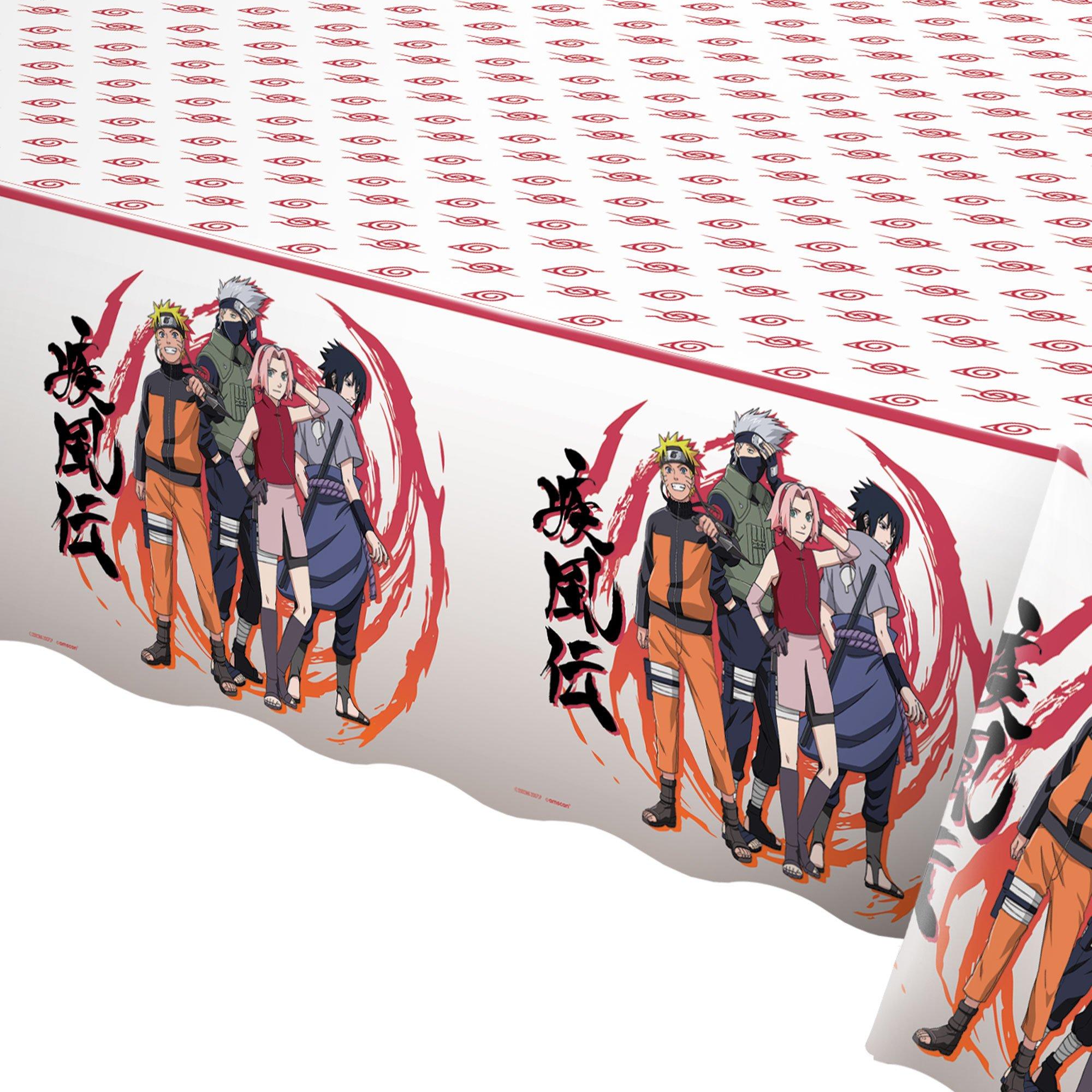 Naruto Shippuden Team 7 Plastic Table Cover, 54in x 96in