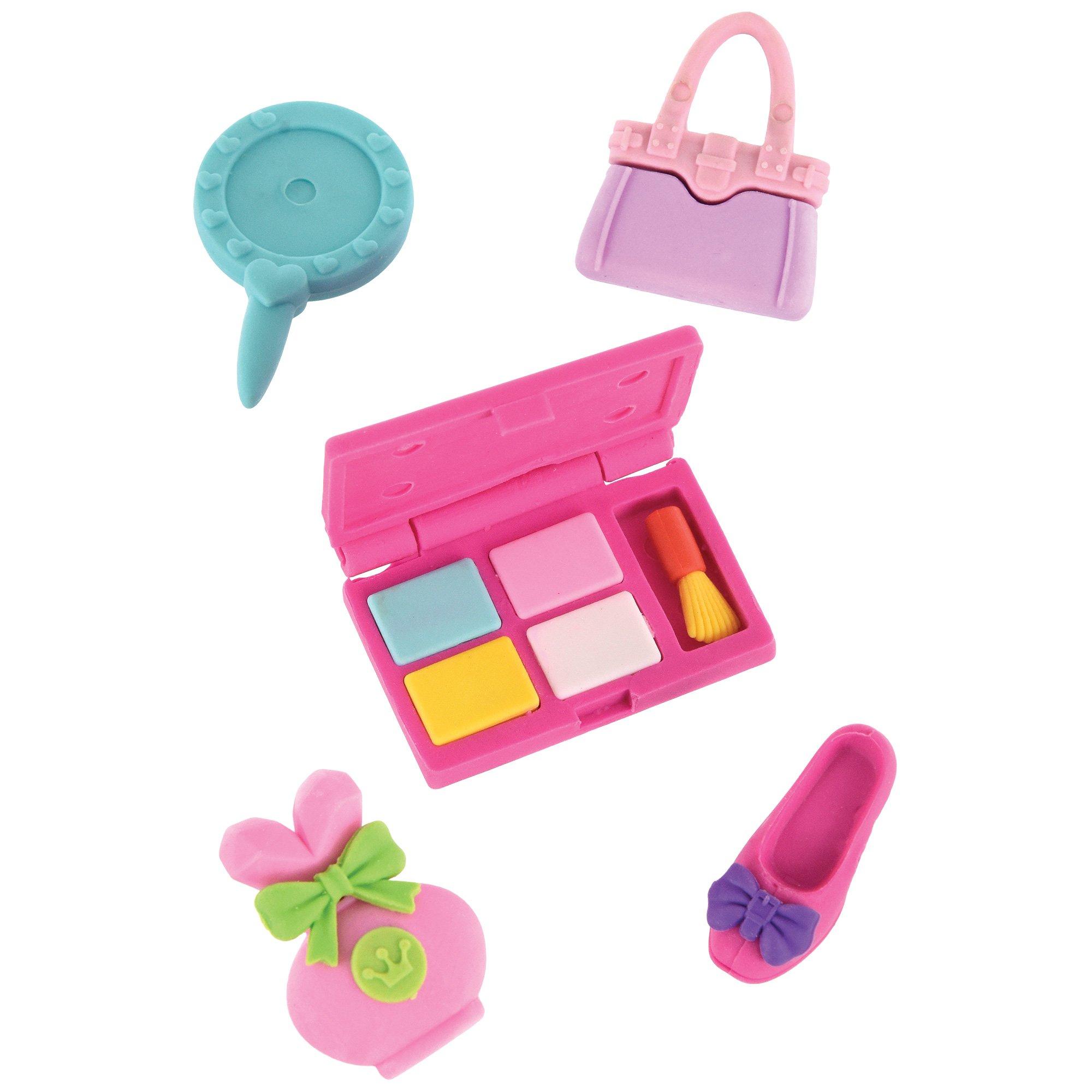 Fashion & Cosmetic Erasers, 5pc | Party City