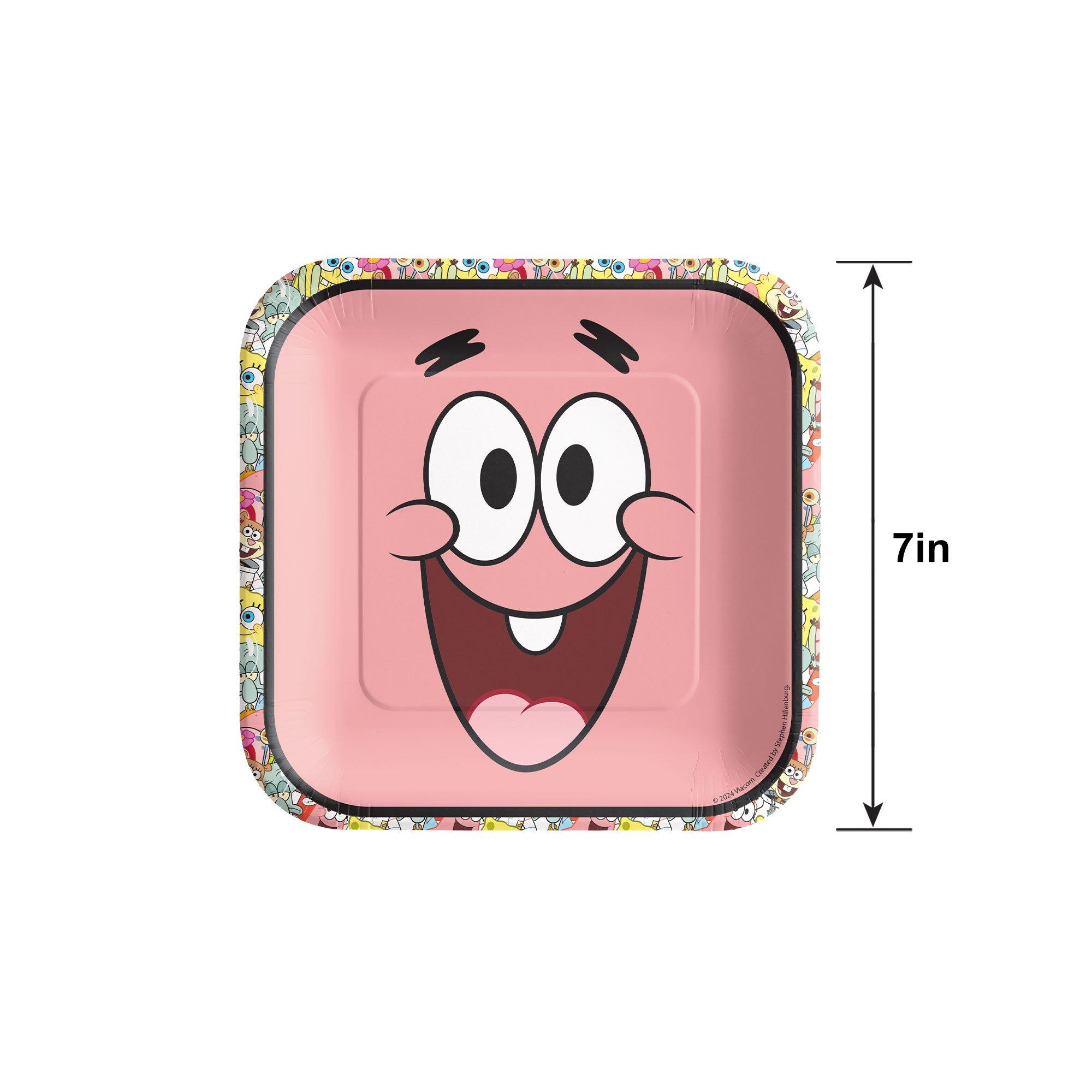 Patrick Paper Dessert Plates, 7in, 8ct - SpongeBob SquarePants