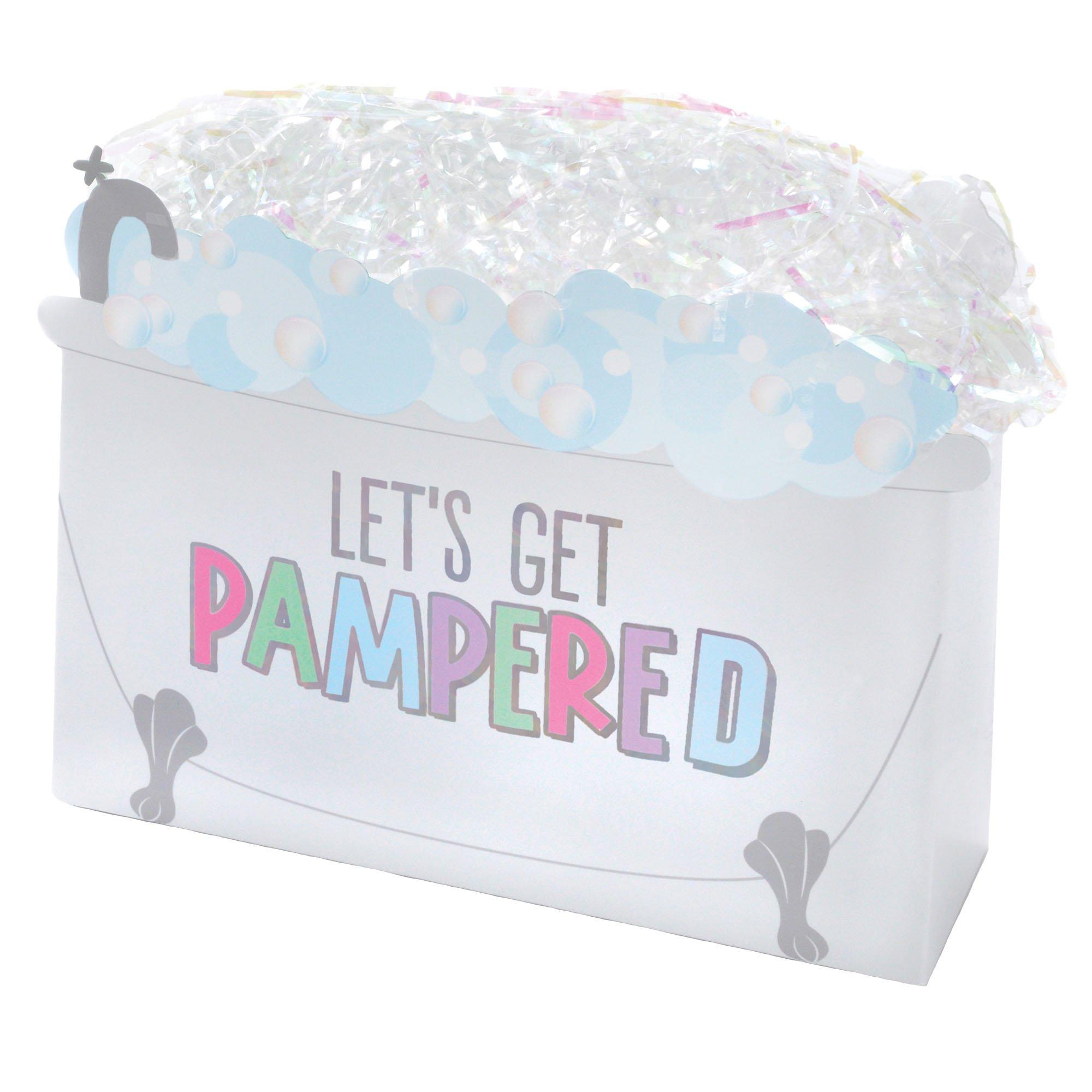 Bubble Bathtub Cardstock & Plastic Favor Boxes, 8ct - Spa Party