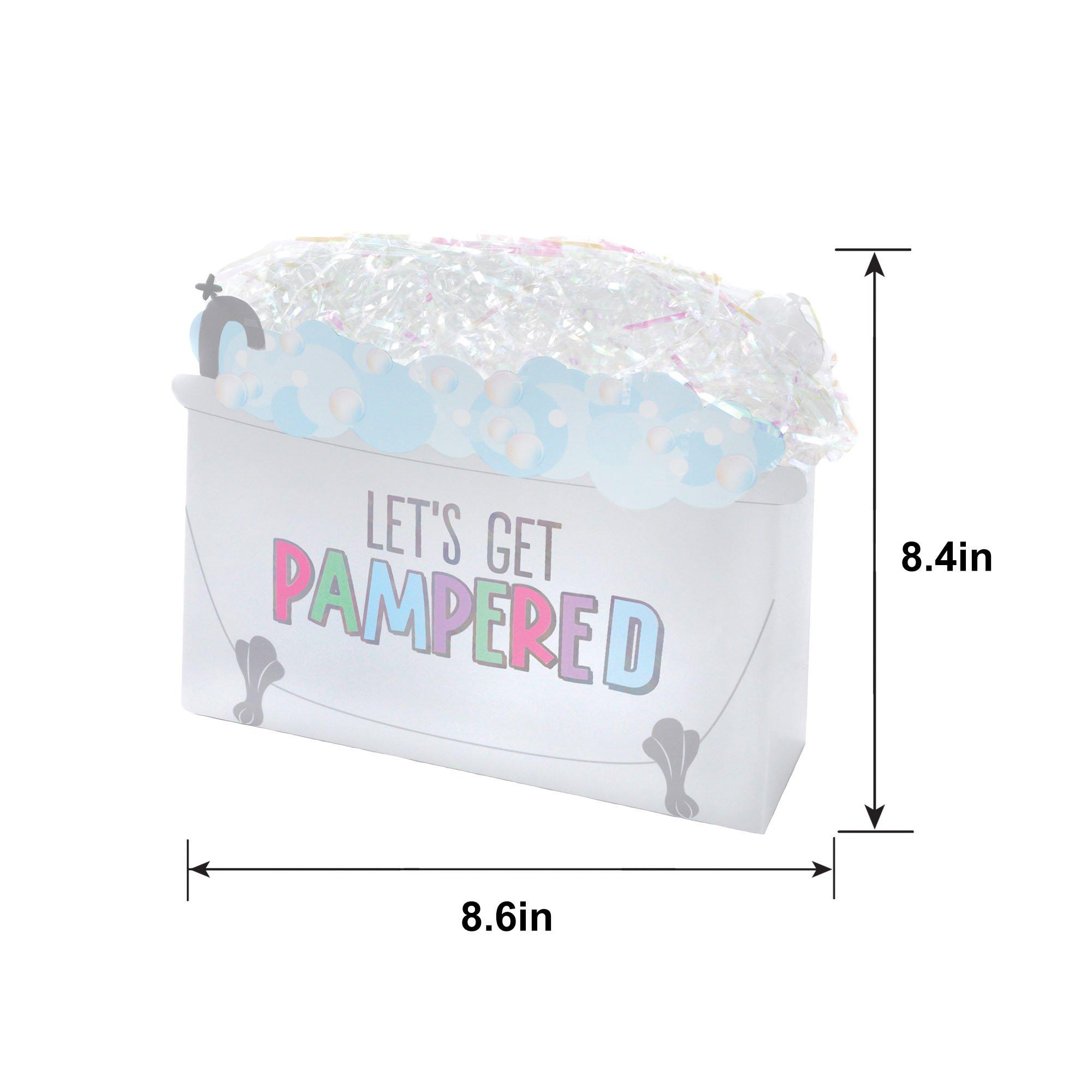 Bubble Bathtub Cardstock & Plastic Favor Boxes, 8ct - Spa Party