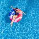 PoolCandy Jumbo Inflatable Stars & Stripes Pool Tube, 48in