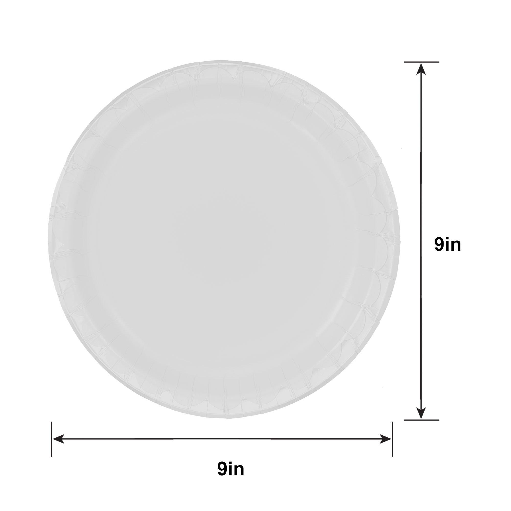 Taupe 1st Birthday Paper Lunch Plates, 9in, 8ct