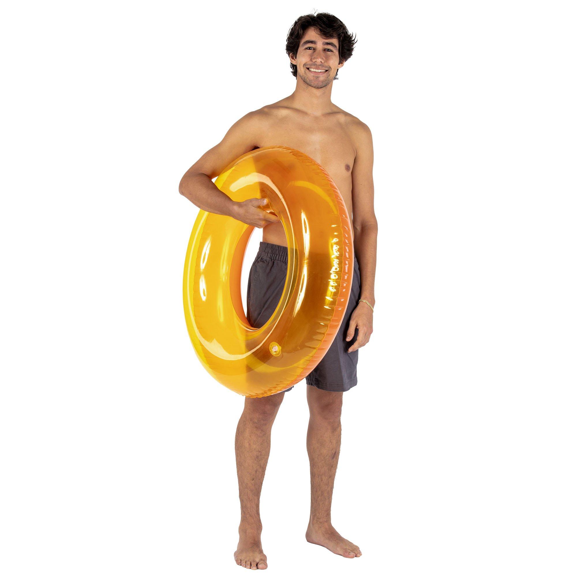 PoolCandy Translucent & Inflatable Pool Tube