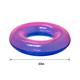 PoolCandy Translucent Blue & Pink Inflatable Pool Tube, 33in