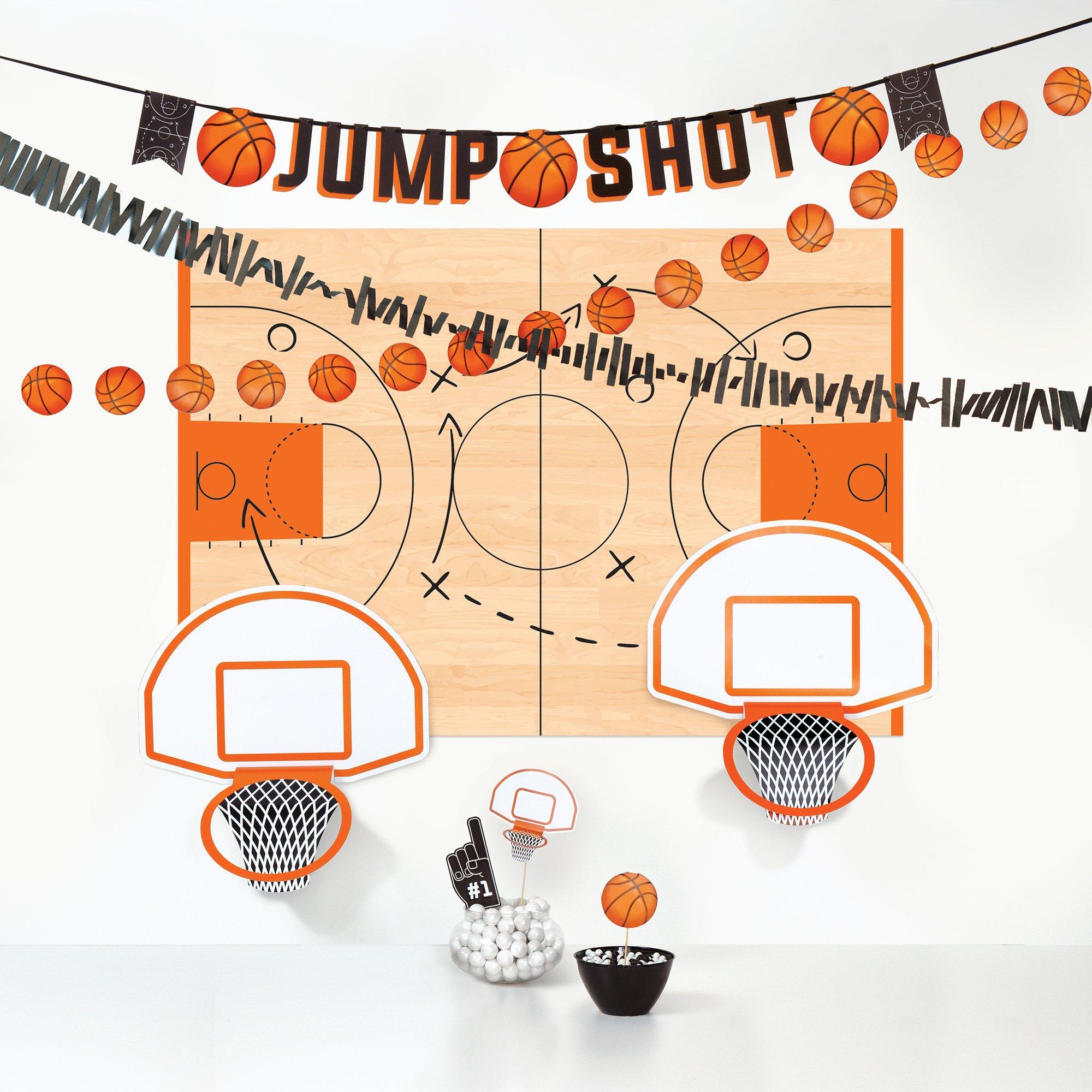 Alley Oop Basketball Buffet Decorating Kit, 12pc