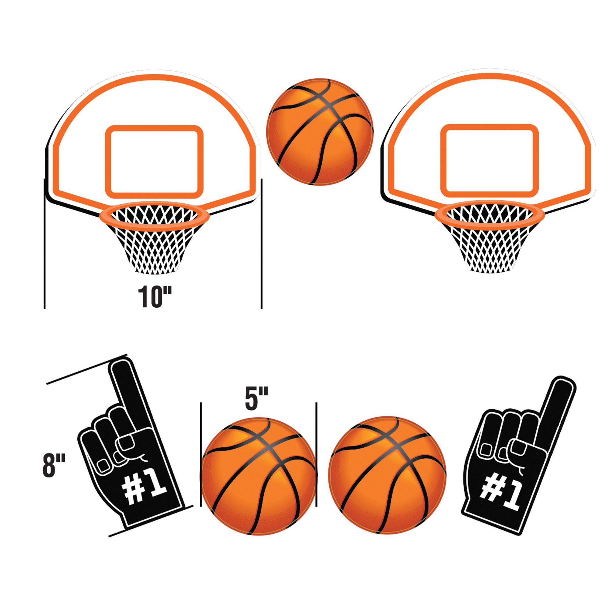 Alley Oop Basketball Cardstock Cutouts, 12pc