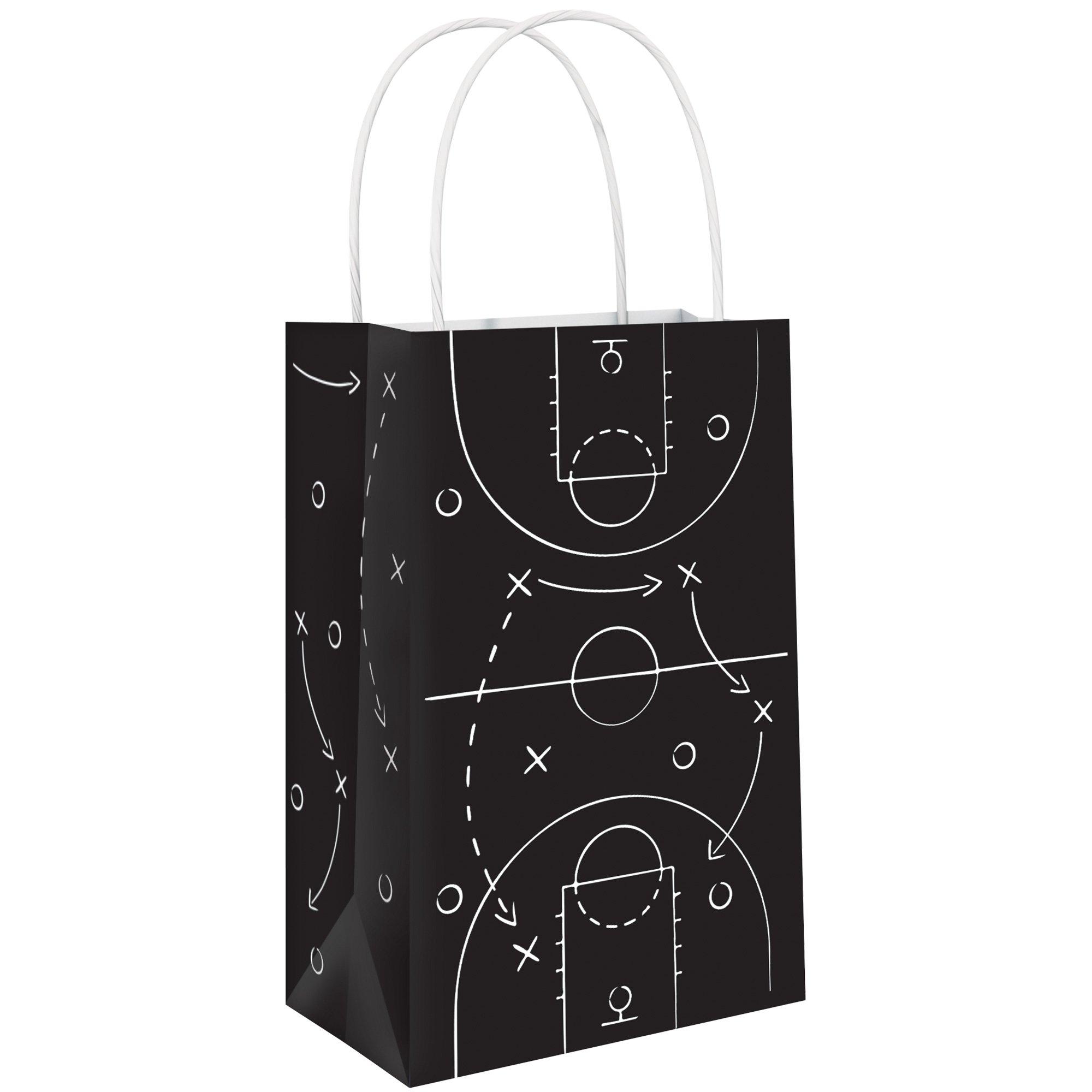 Basketball Play Paper Favor Bags, 5.25in x 8.25in, 8ct - Alley Oop