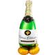 AirLoonz Wine Bottle & New Year Stars Balloon Bouquet Set, 13pc