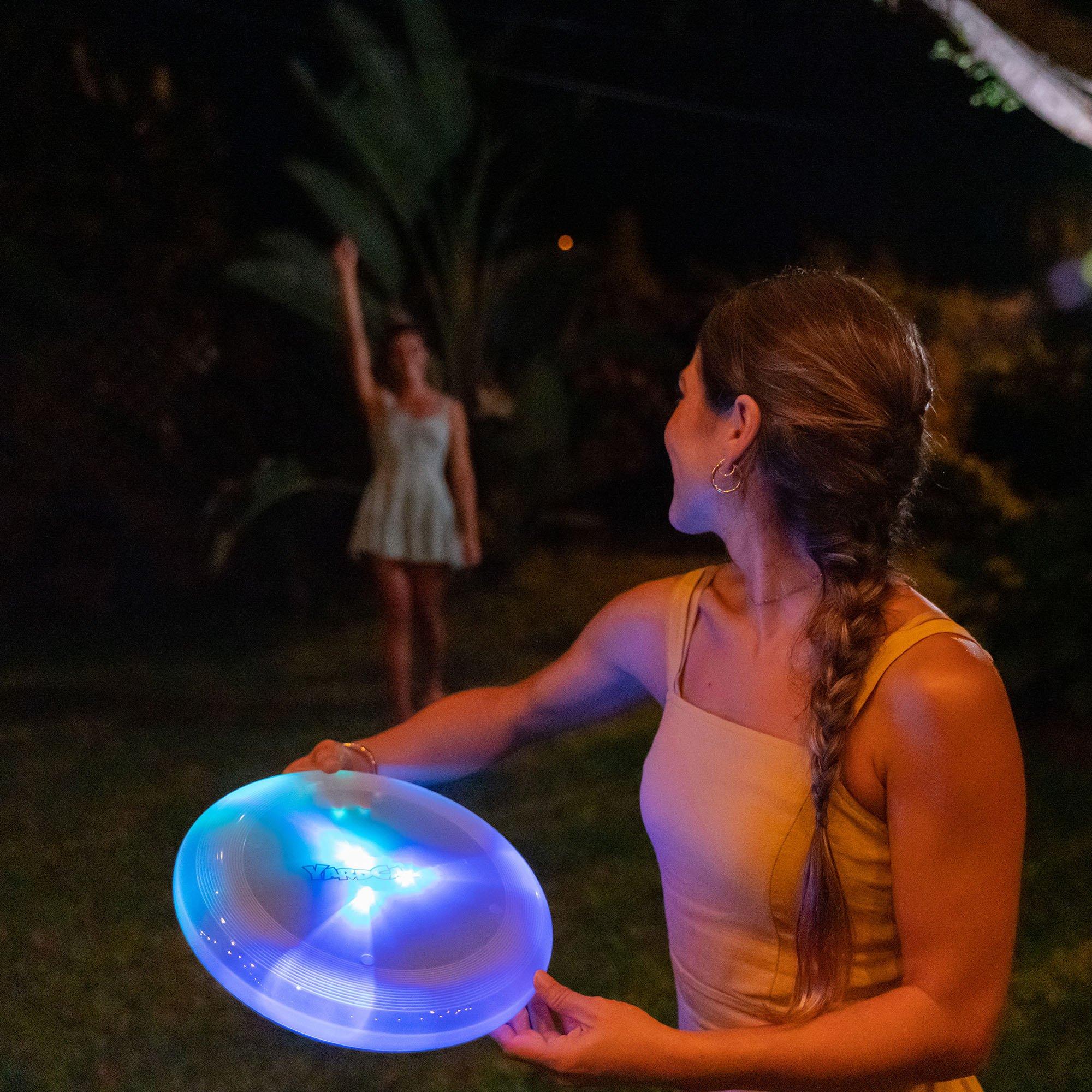 Light-Up Multicolor LED Flying Disk, 11.75in