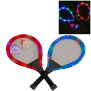 Light-Up LED Badminton Game Set, 4pc