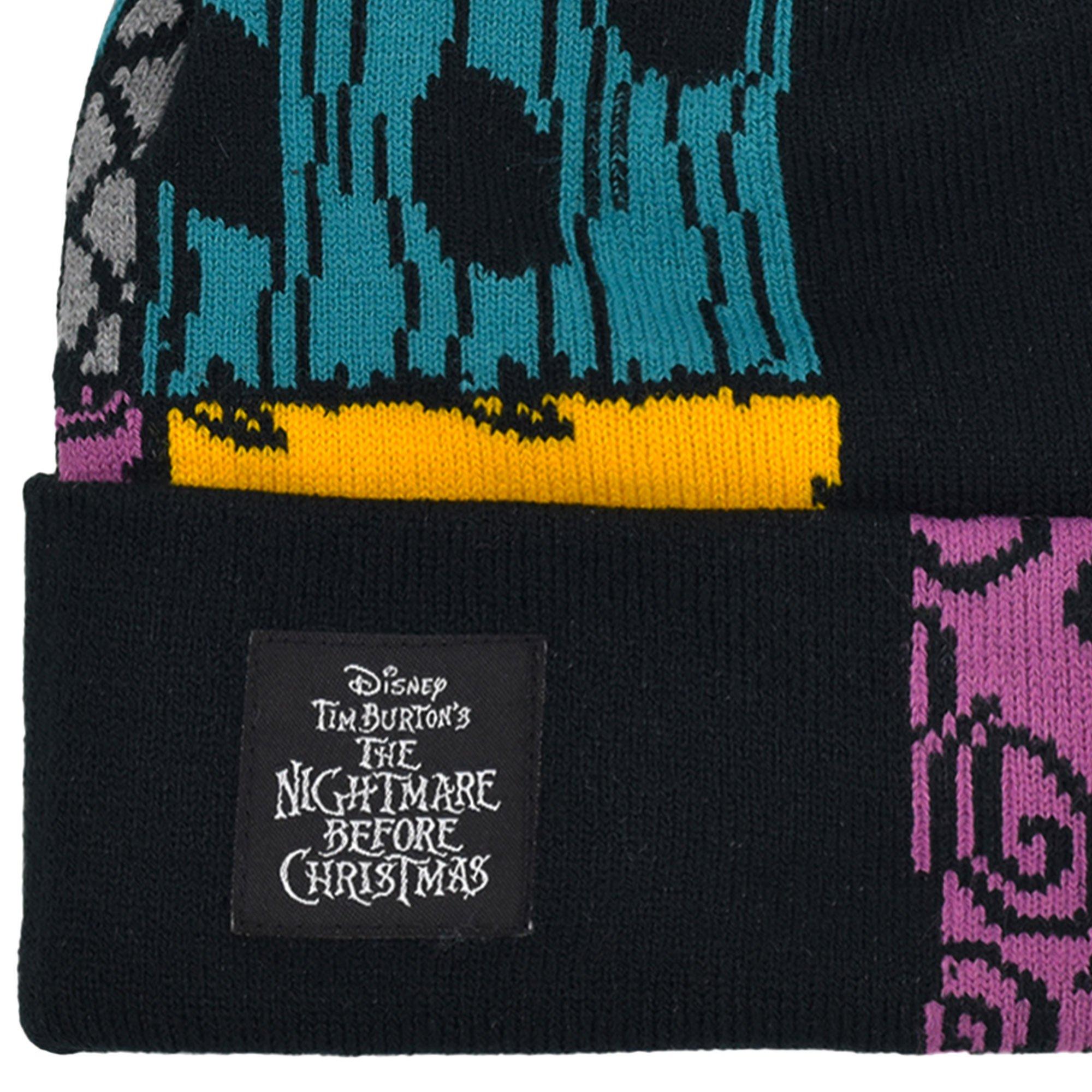 Sally Patchwork Knit Beanie - Nightmare Before Christmas