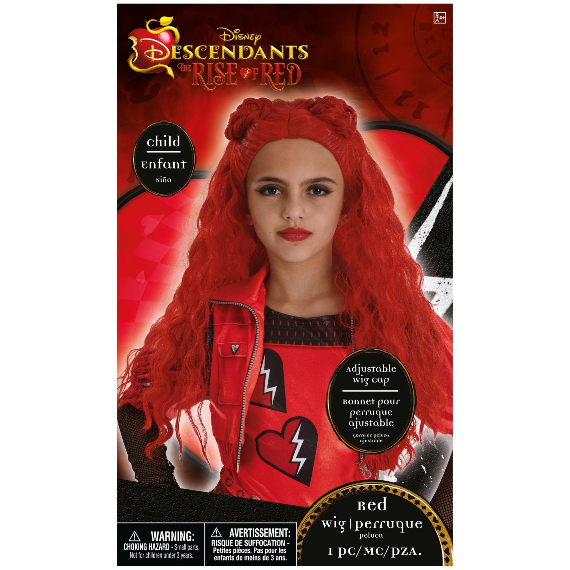 Kids' Red Wig - Descendants 4: The Rise of Red