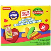 Frankford Friendship Exchange Fruit Flavored Gummy Candy, 18pc