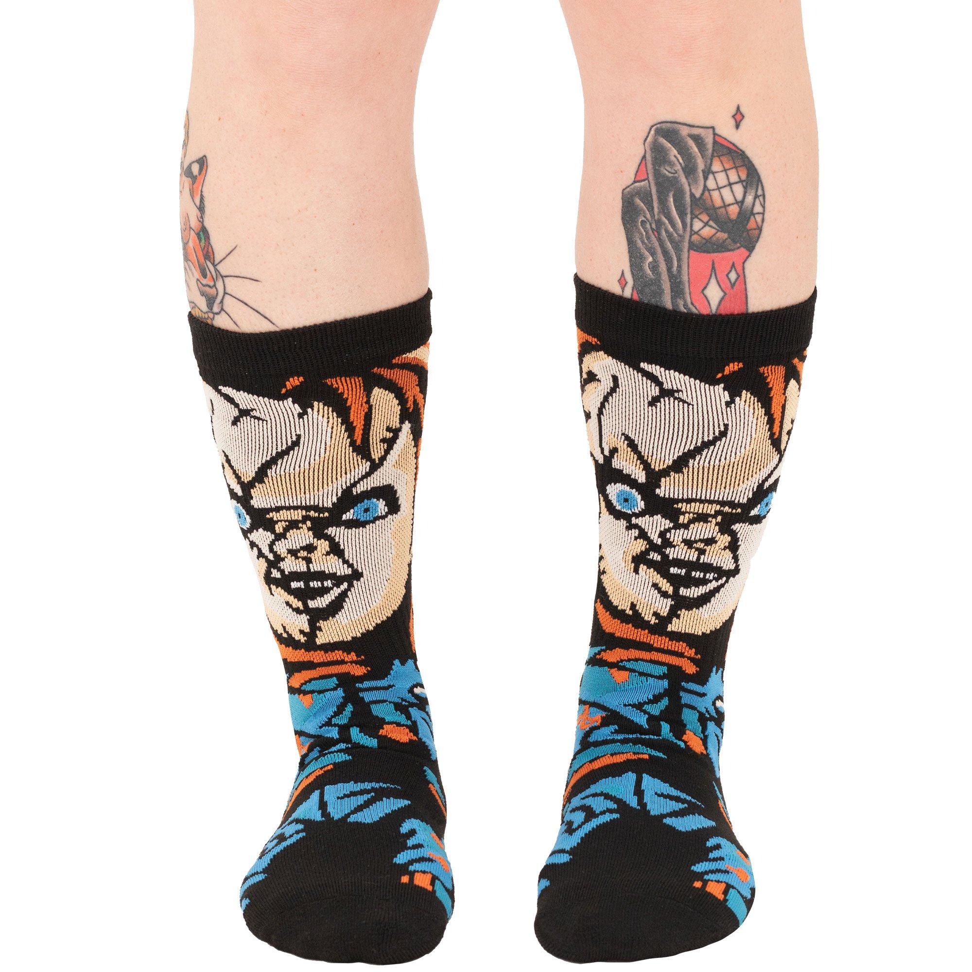 Chucky & Tiffany Premium Crew Socks, 2 Pairs - Bride of Chucky