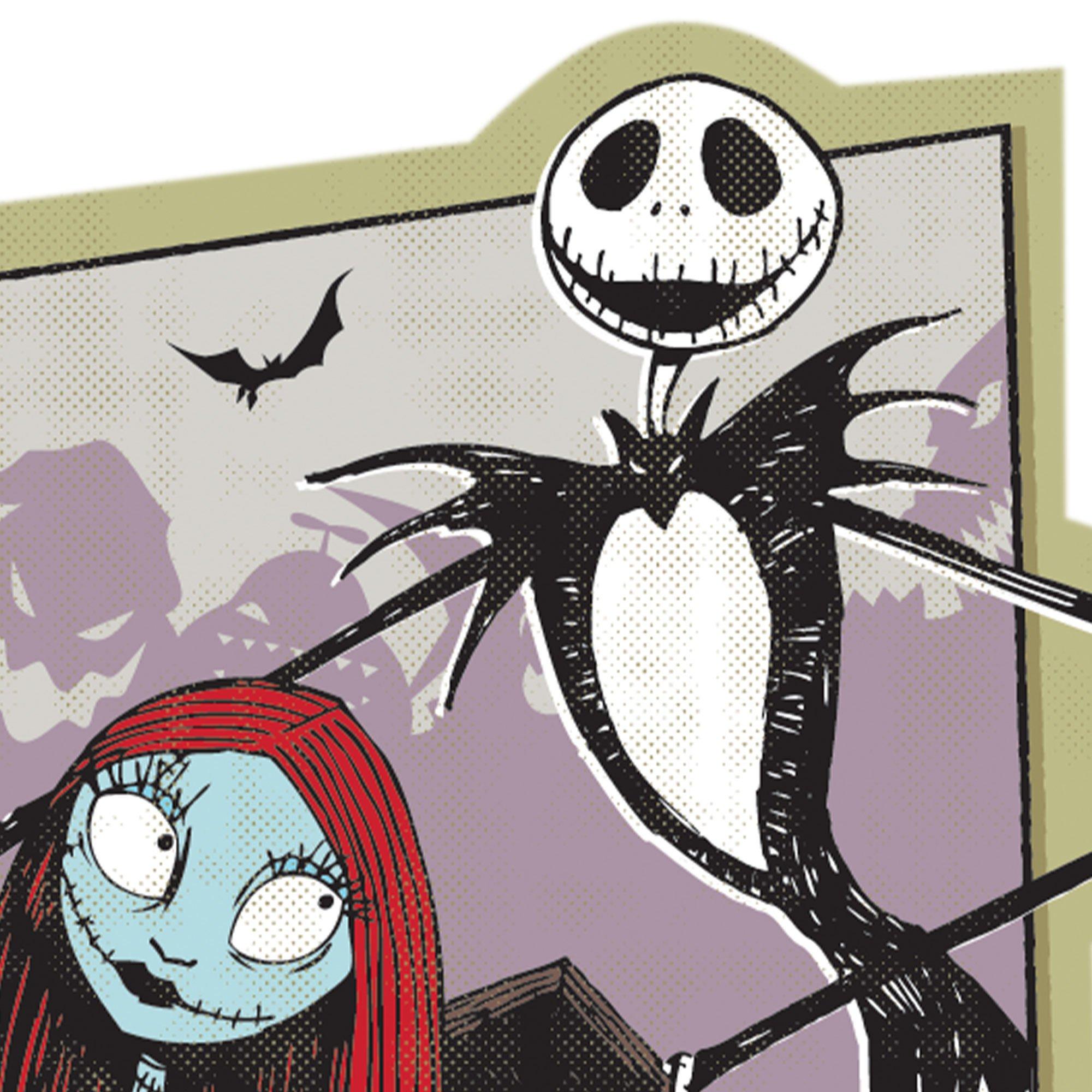 Jack Skellington & Sally Sticker, 3.5in x 2.9in - The Nightmare Before Christmas