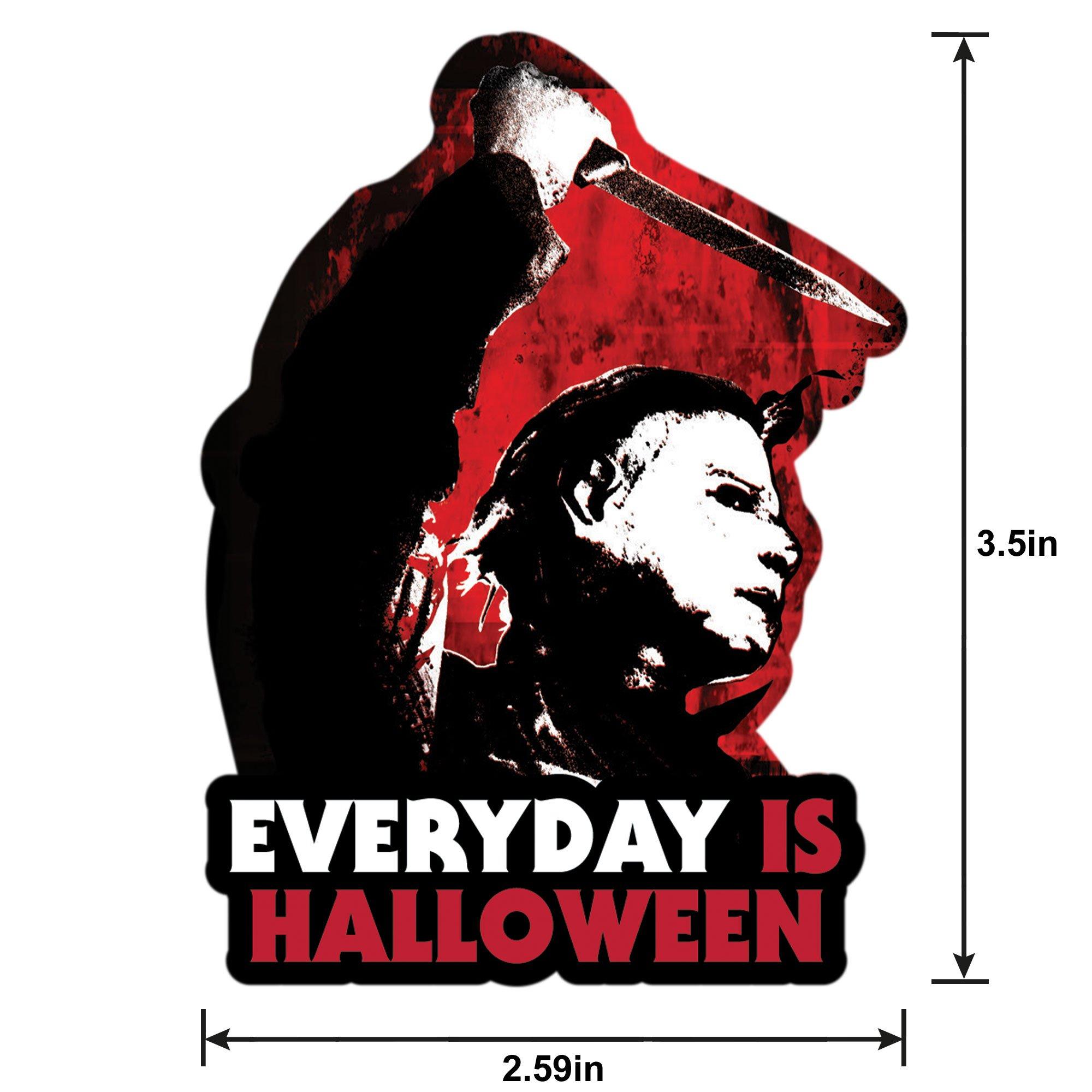 Michael Myers Sticker, 2.6in x 3.5in - Halloween II