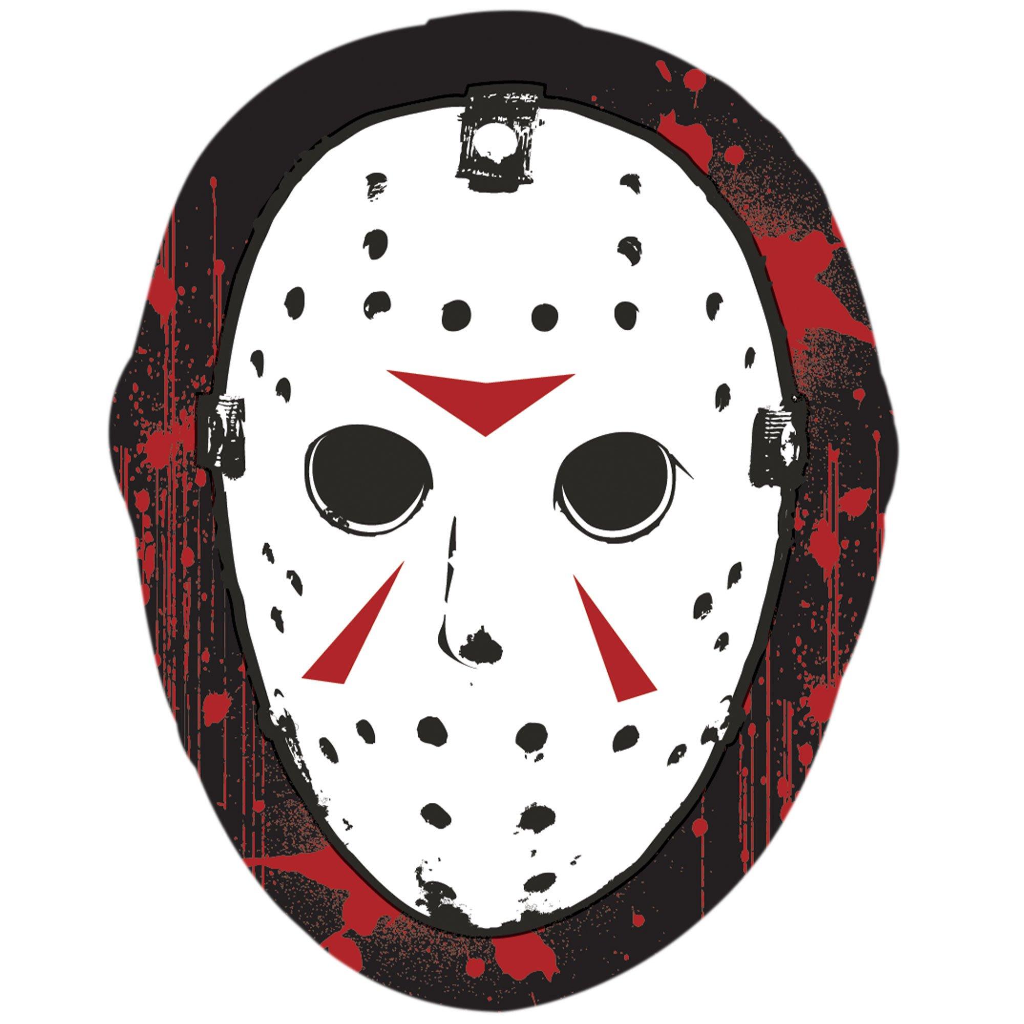 Jason Mask Sticker, 2.8in x 3.5in - Friday the 13th