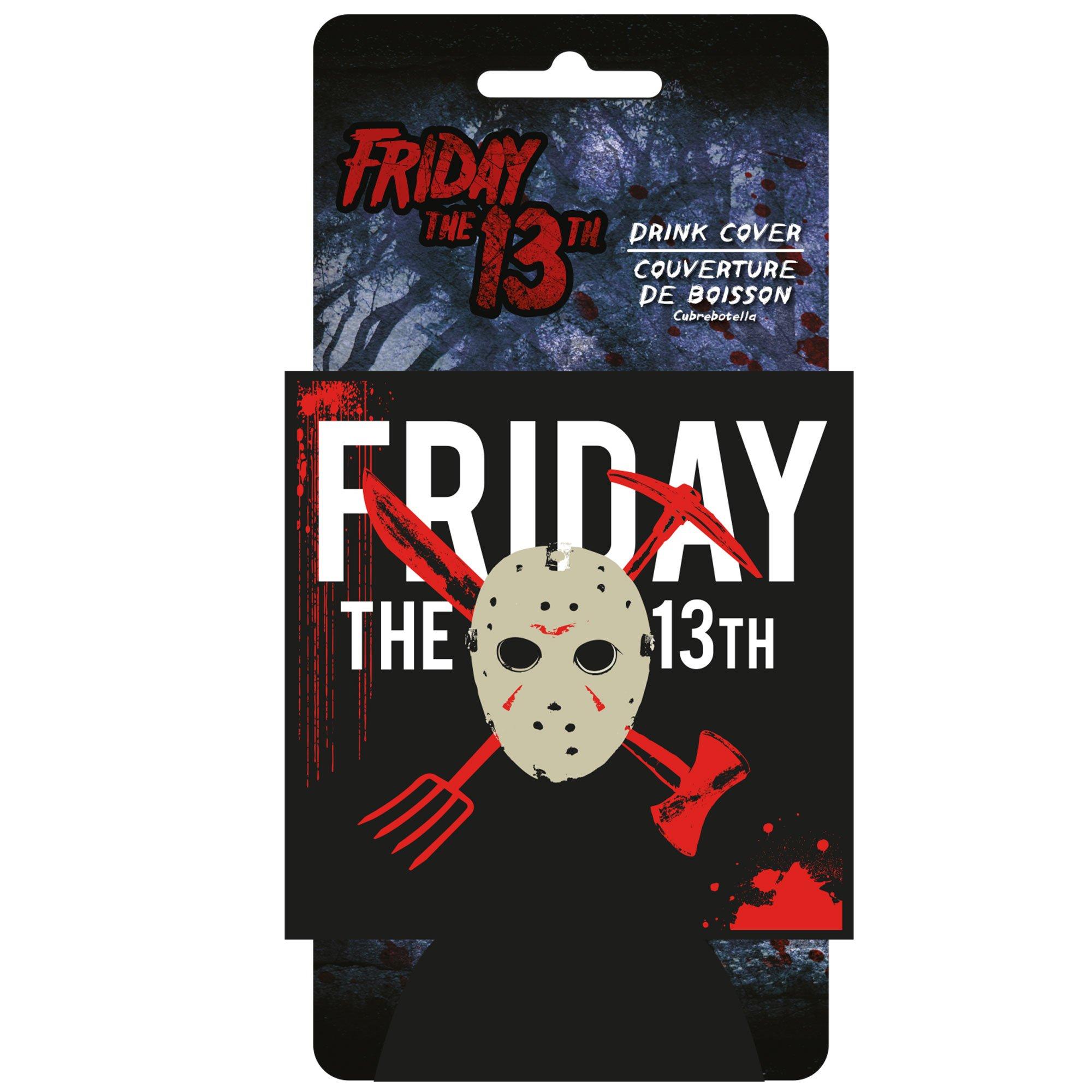 Friday the 13th Foam Drink Coozie, 4.25in