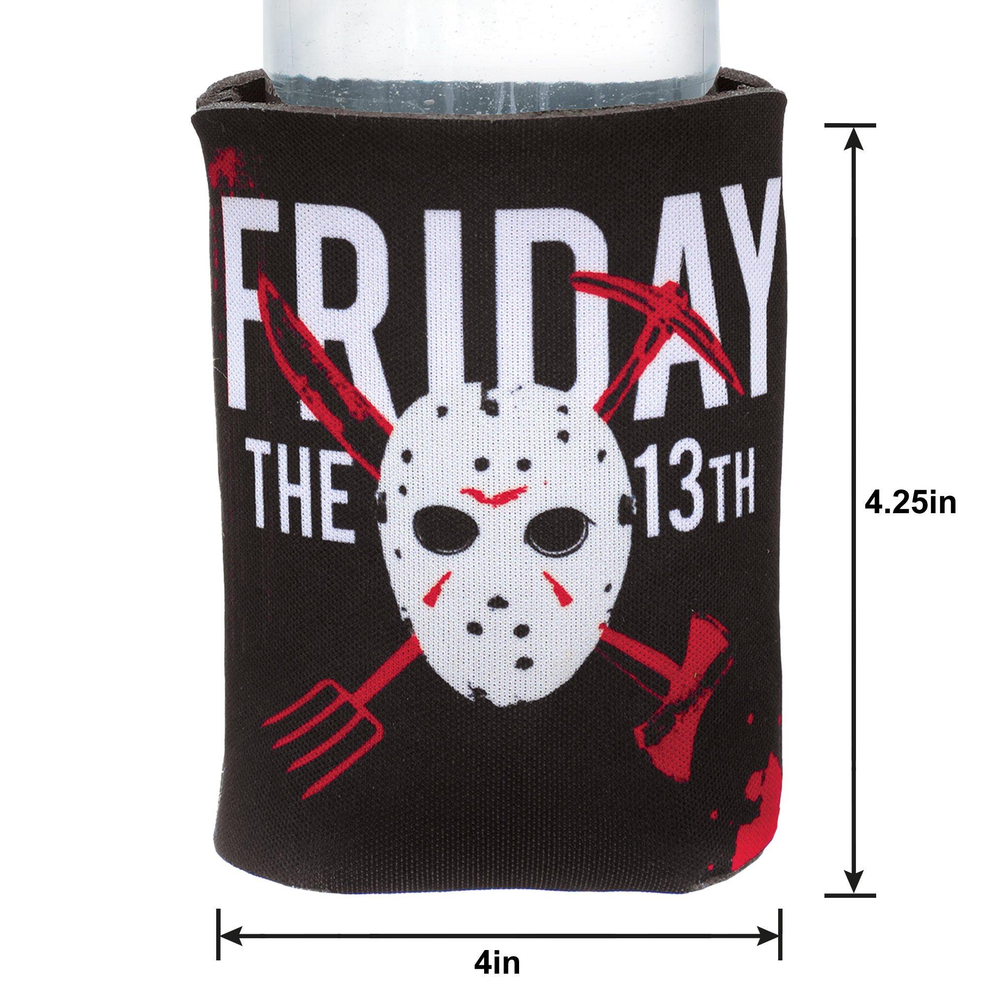 Friday the 13th Foam Drink Coozie, 4.25in