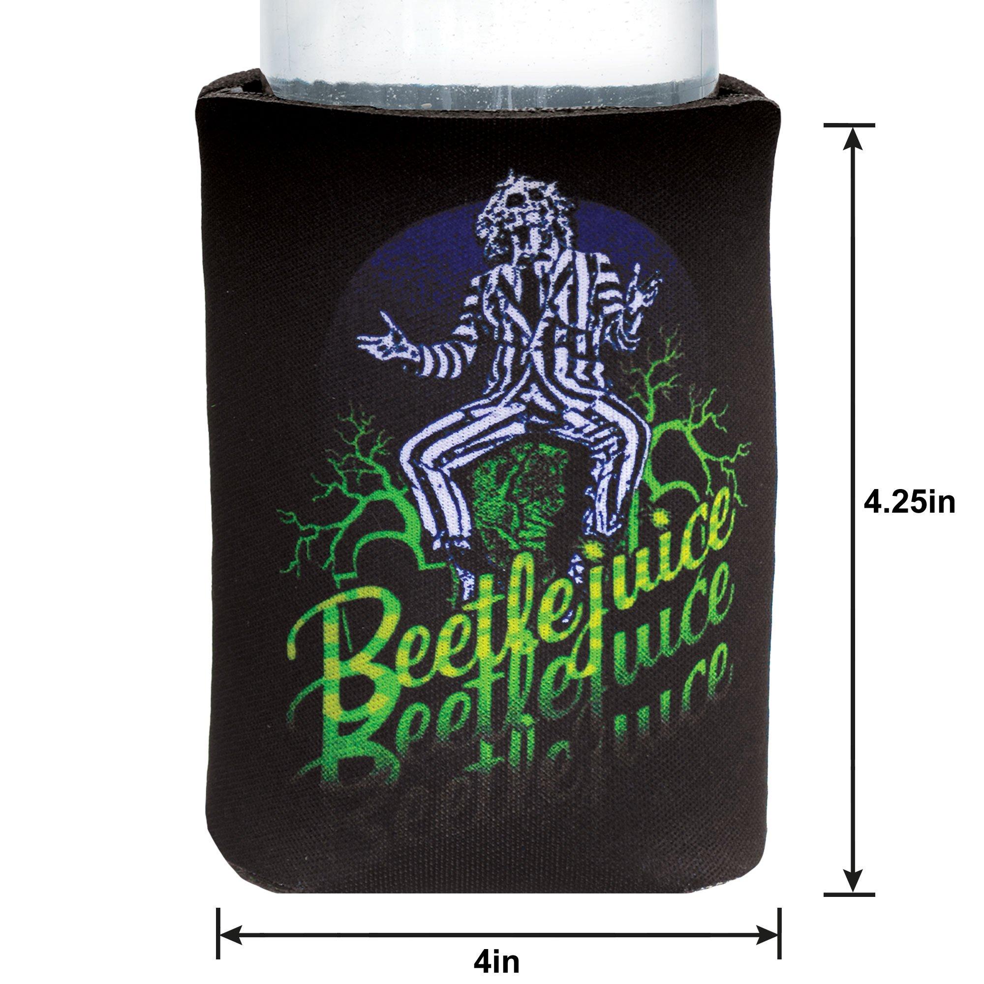 Beetlejuice Foam Drink Coozie, 4.25in