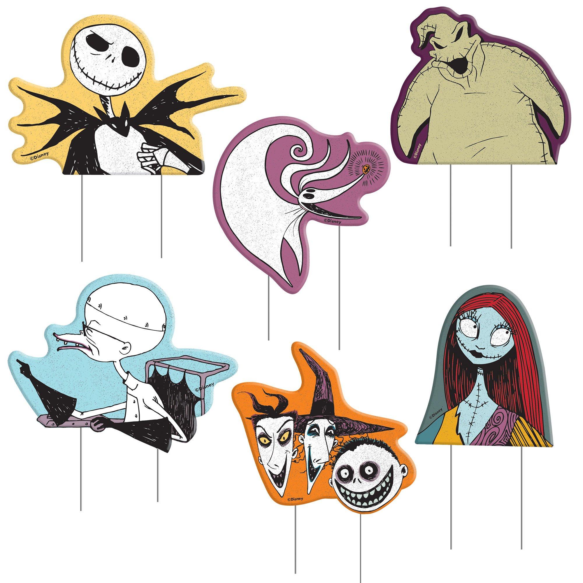 The Nightmare Before Christmas Yard Sign Kit, 6pc