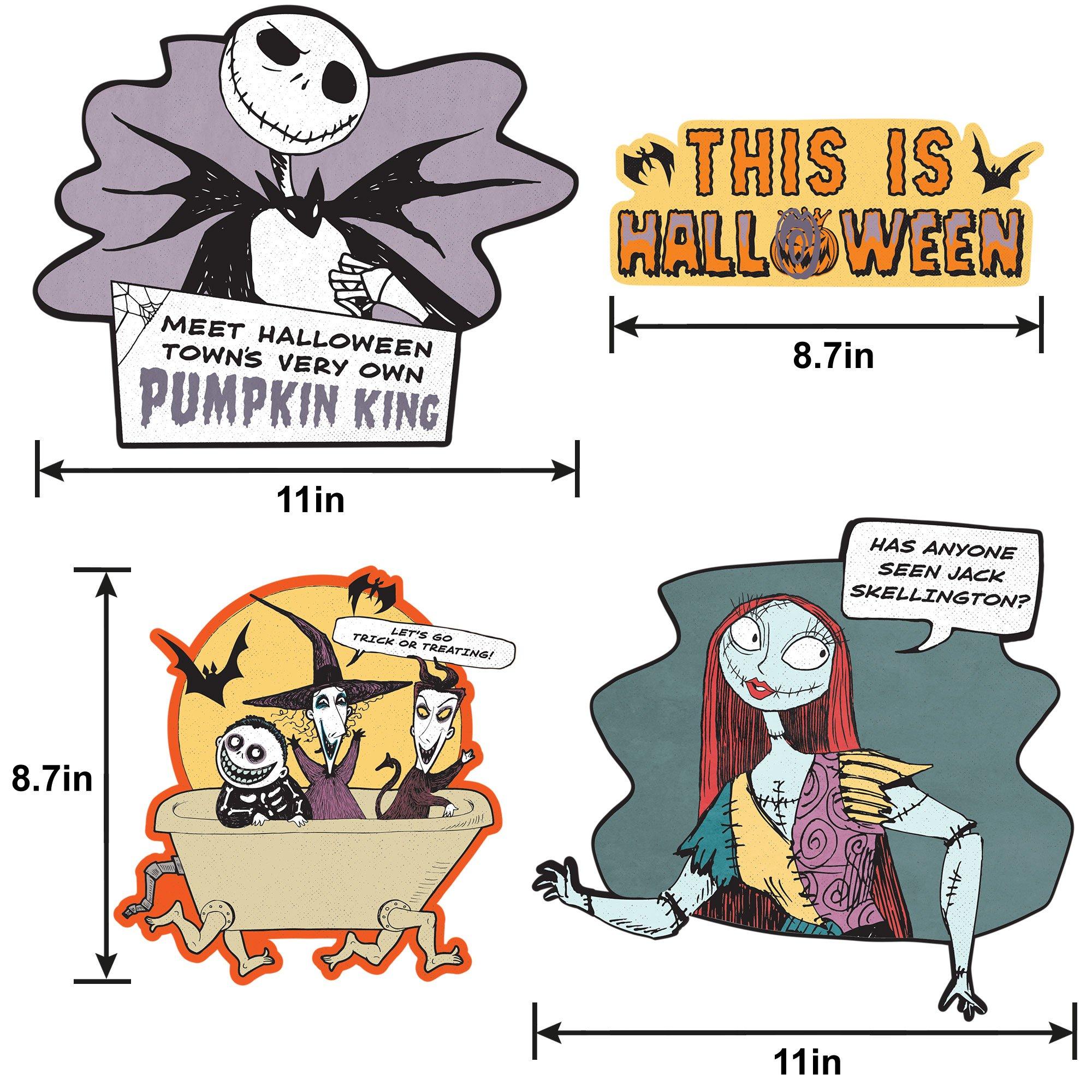 The Nightmare Before Christmas Cardstock Cutouts, 12pc