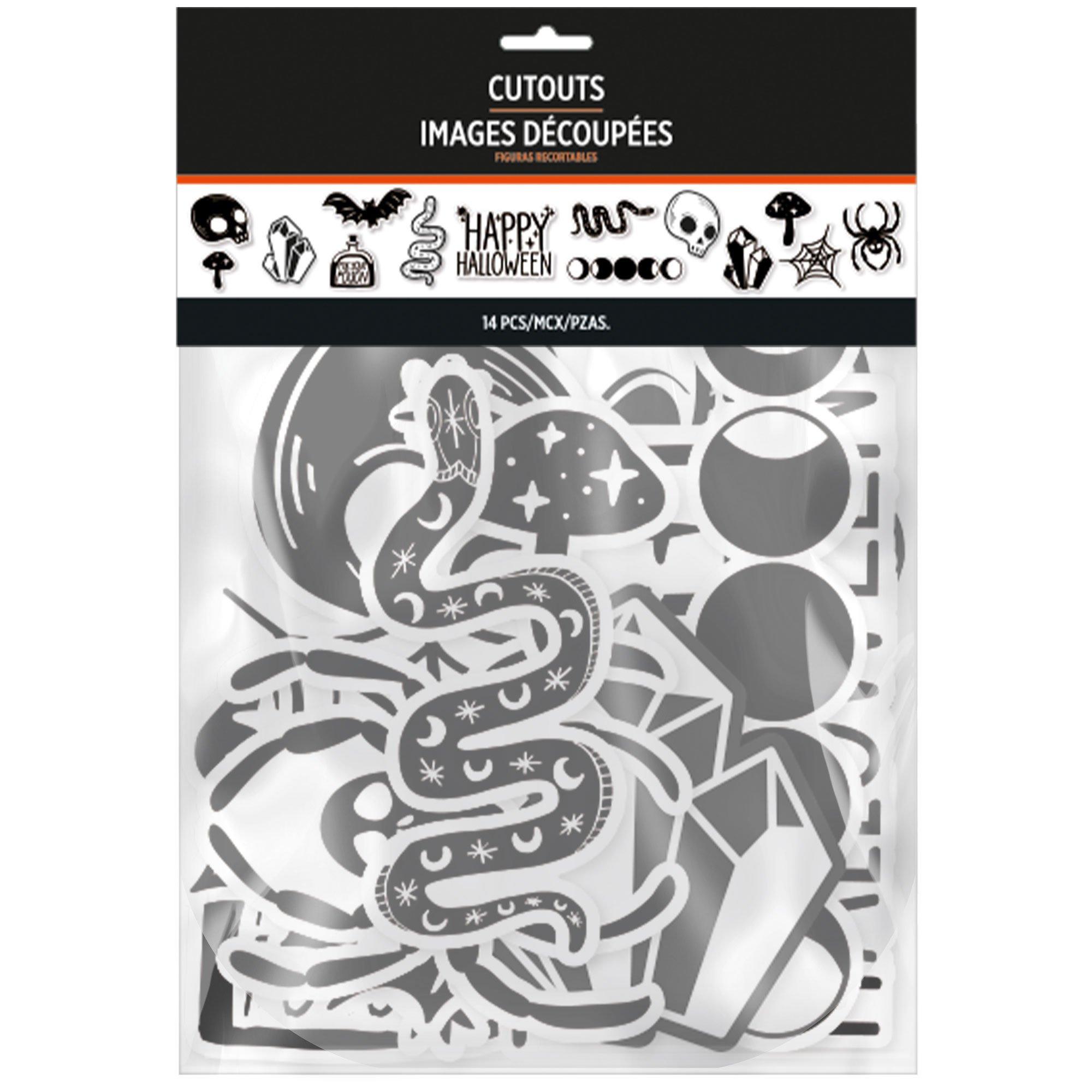 Spellbound Halloween Cardstock Cutouts, 14pc