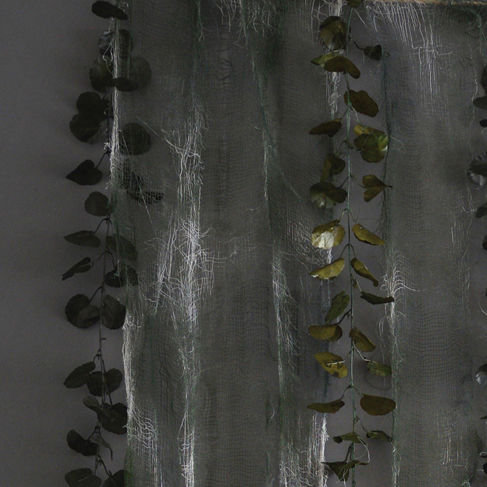 Mutated Forest Vine & Gauze Hanging Backdrop, 5ft x 6ft
