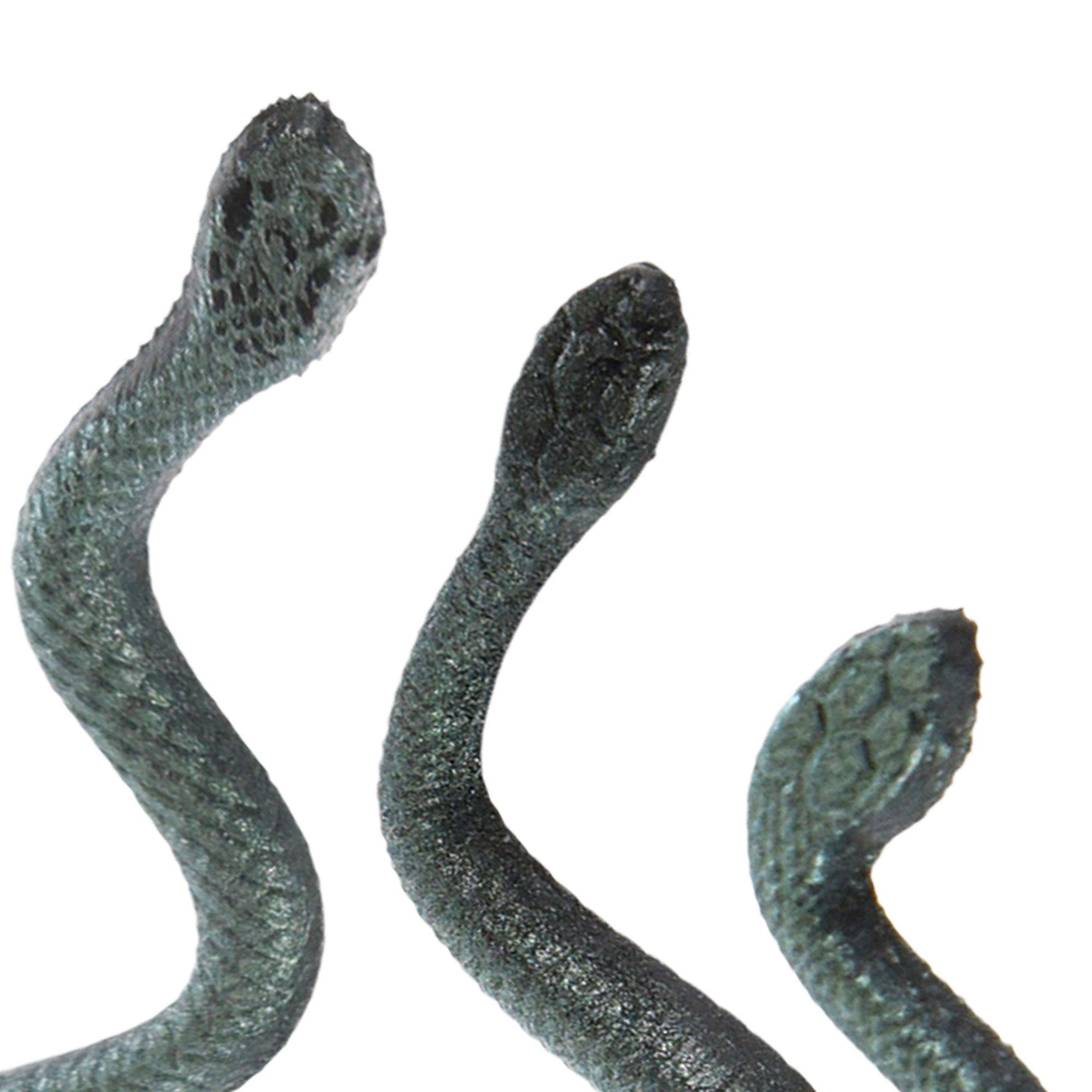 Iridescent Plastic Snakes, 12pc