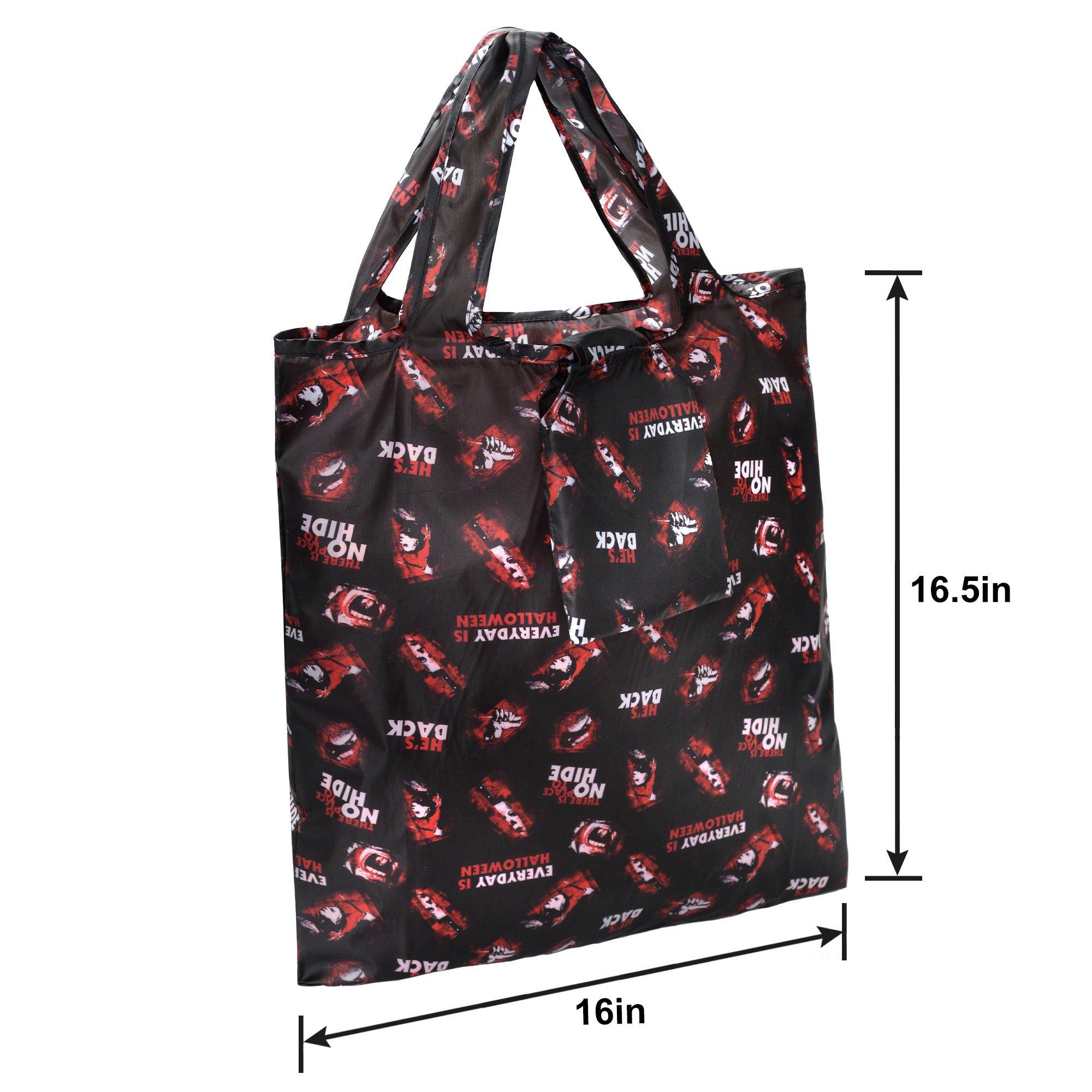 Michael Myers Foldable Fabric Treat Bag, 16in x 16.5in - Halloween II