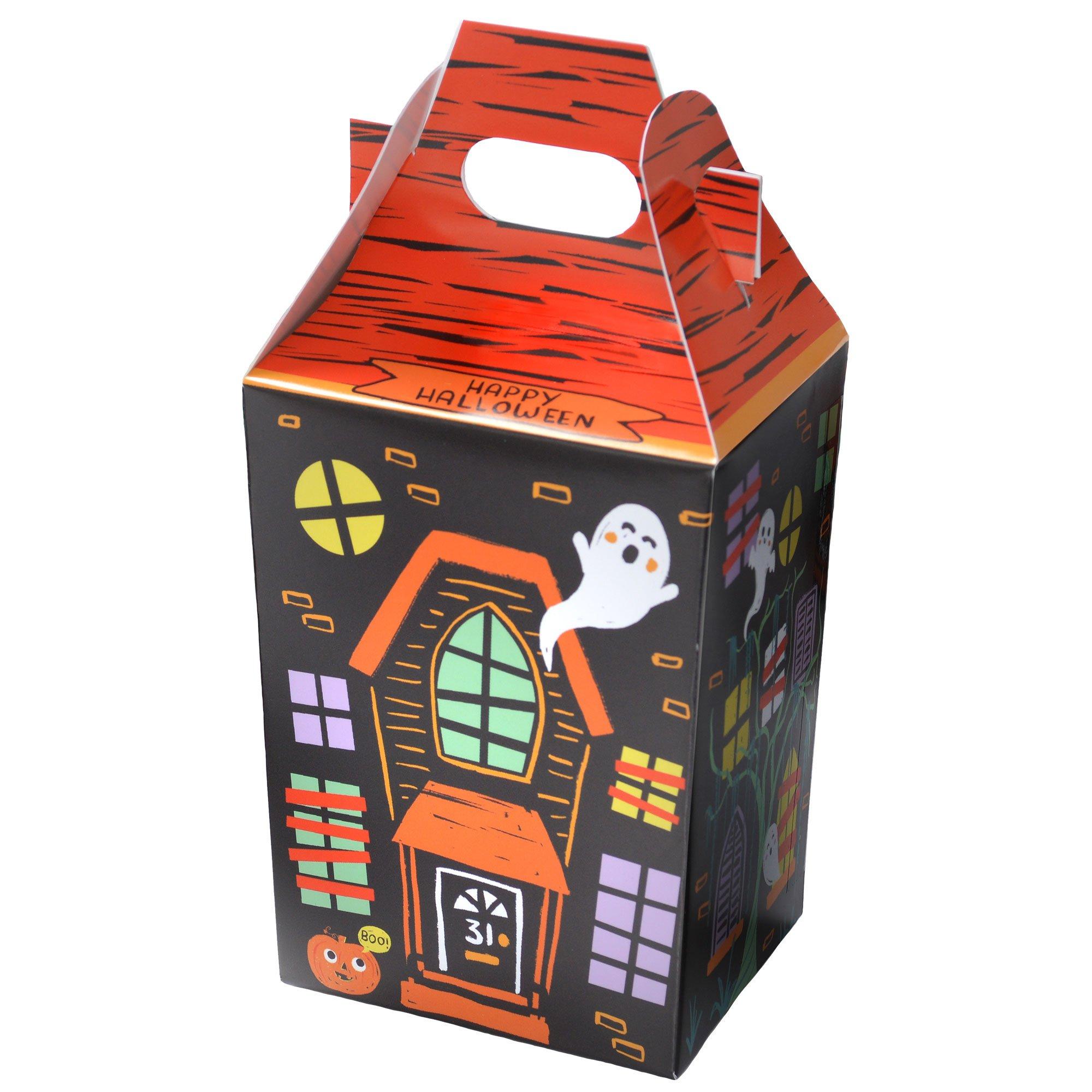 Spooky Friends Cardstock Favor Boxes, 4.3in x 8in, 8ct