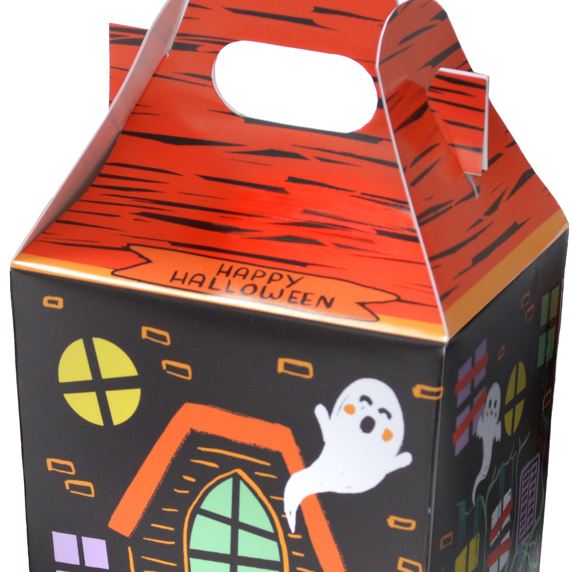 Spooky Friends Cardstock Favor Boxes, 4.3in x 8in, 8ct