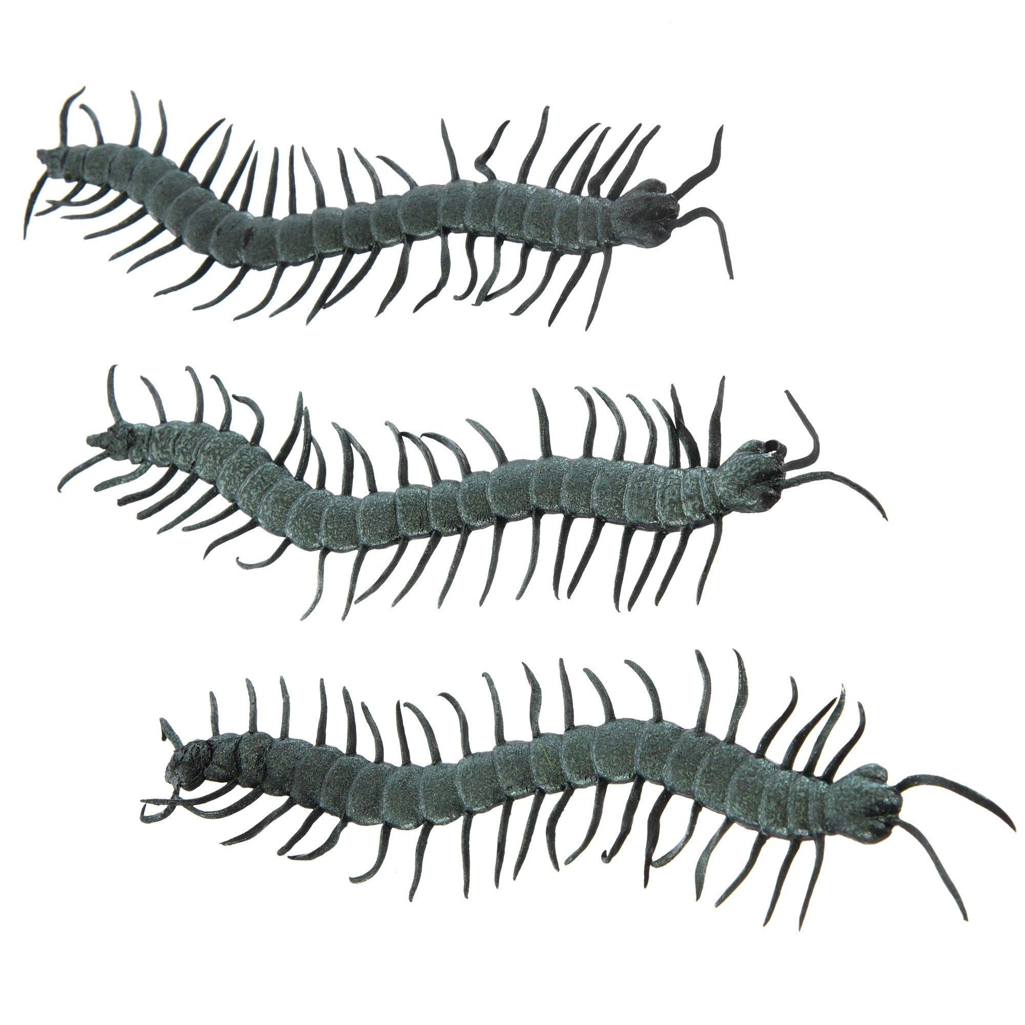 Iridescent Plastic Centipedes, 5.5in, 12ct