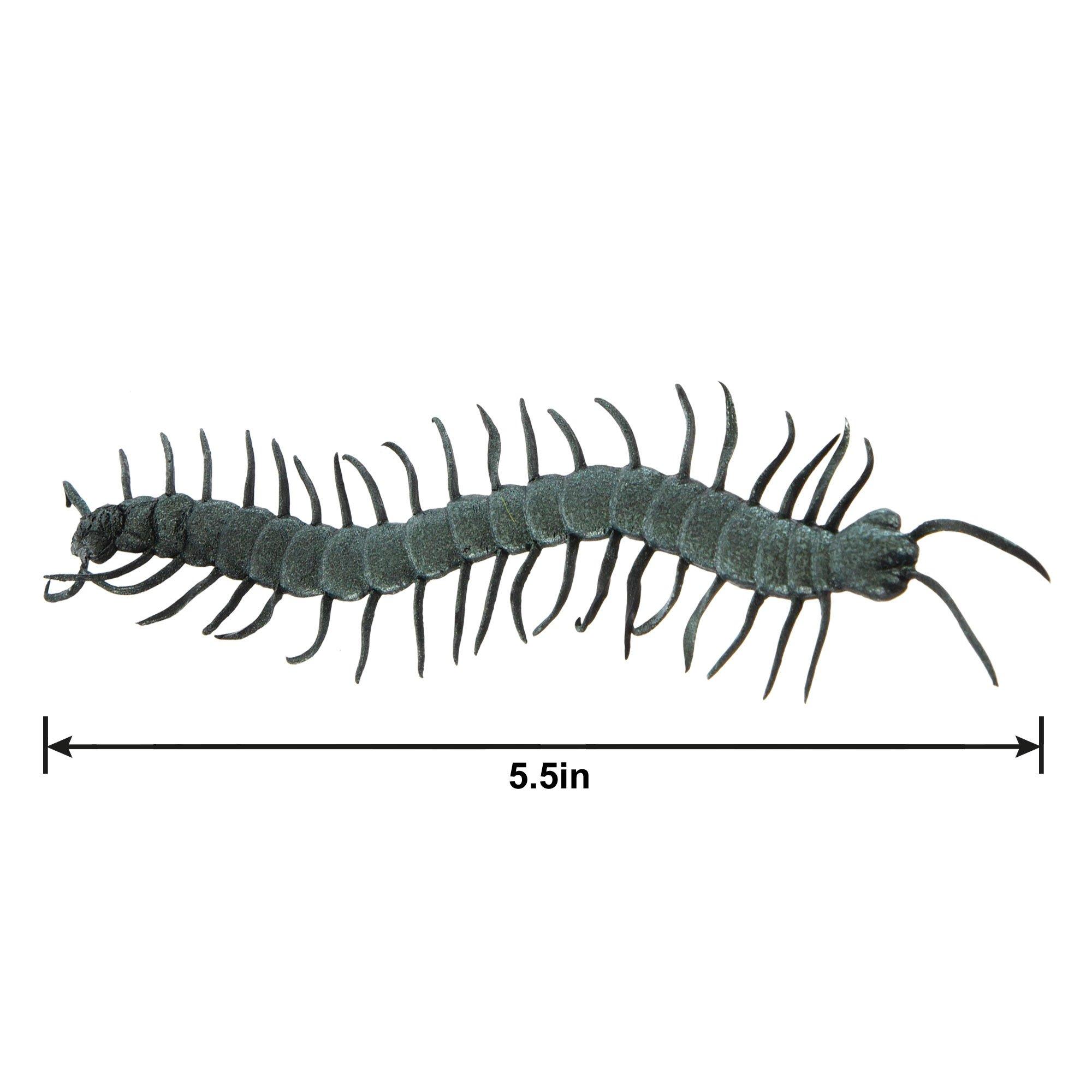 Iridescent Plastic Centipedes, 5.5in, 12ct